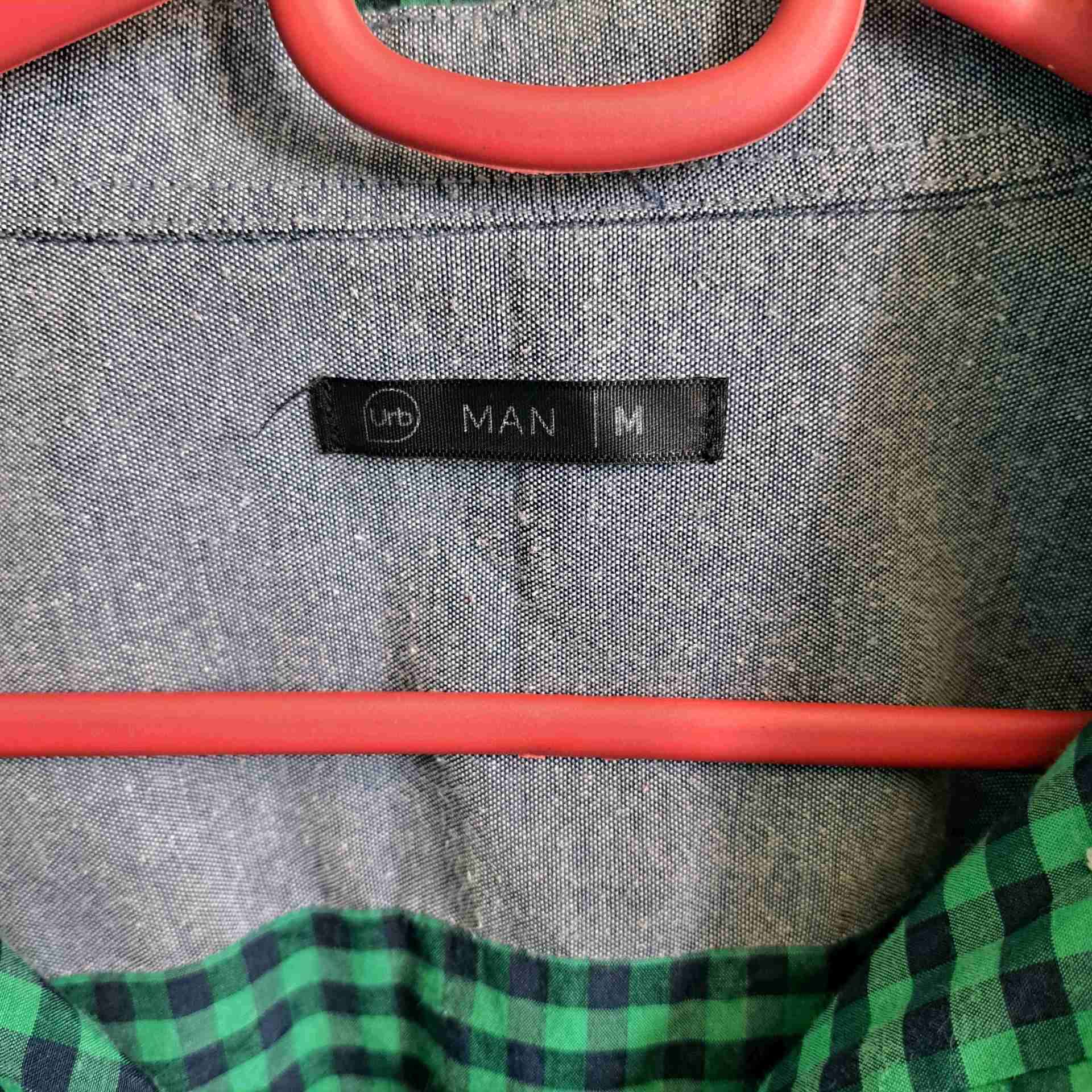 Camisa a cuadros verde - miniatura 2