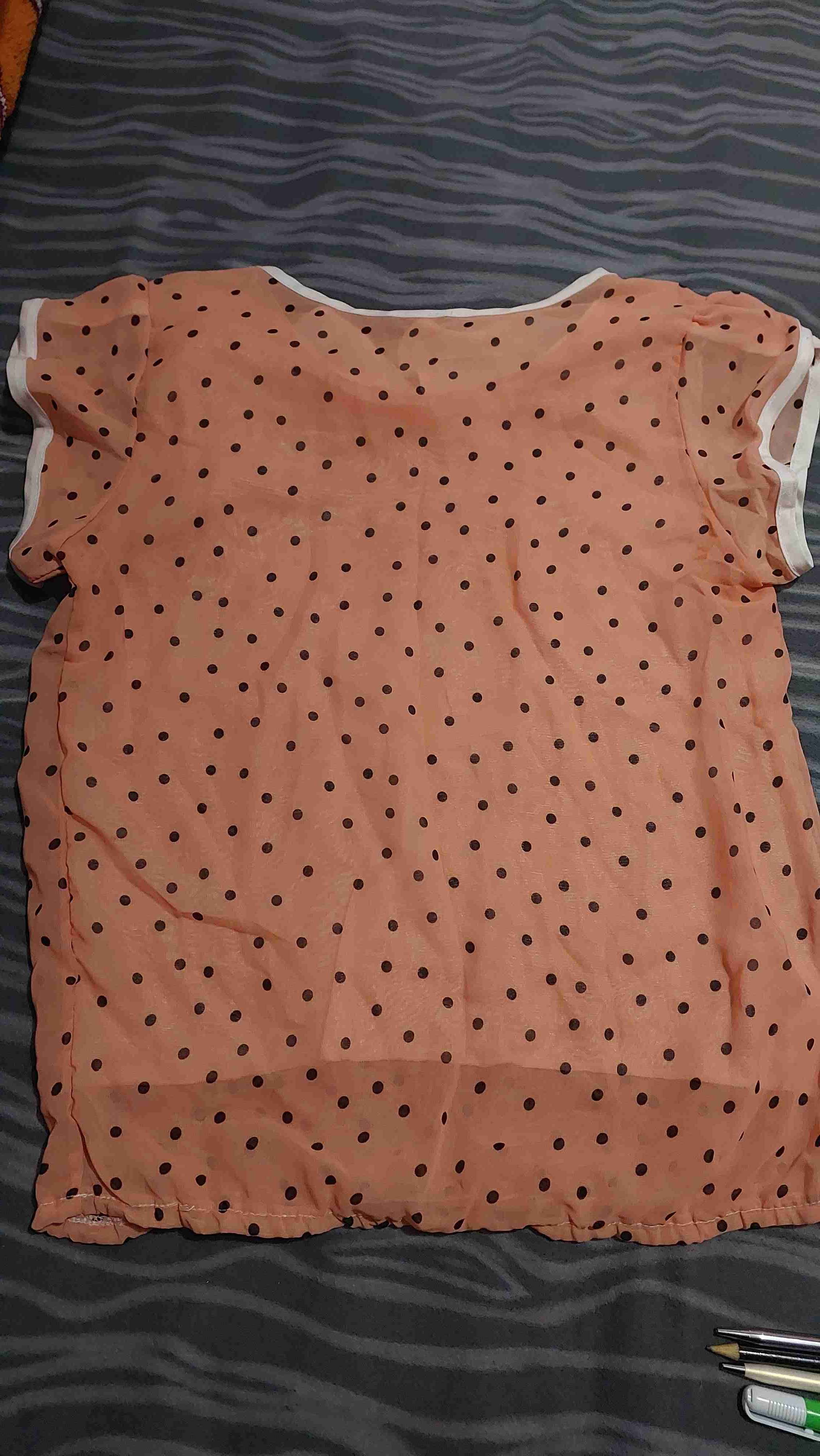 Blusa polka dots rosada - miniatura 2