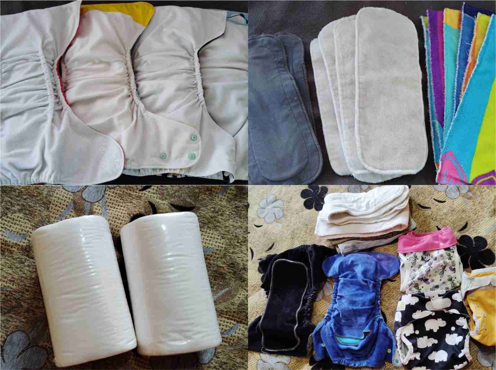 Lote 18 Pañales ecológicos de tela Usados - 3