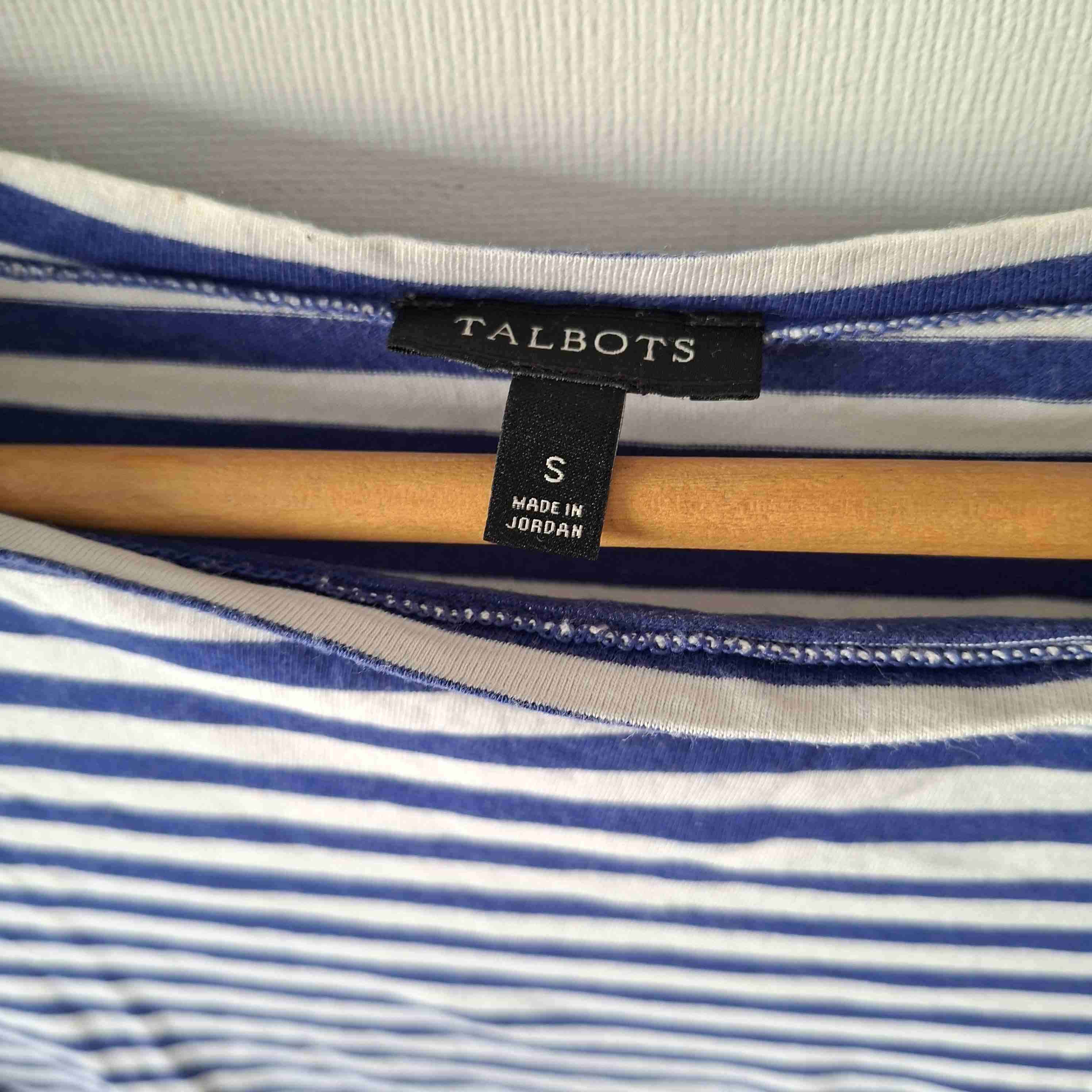 Polera a rayas azul y blanco - miniatura 2