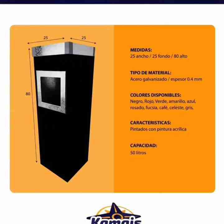 BASURERO MAS CENICEROS DE EXTERIOR - 4