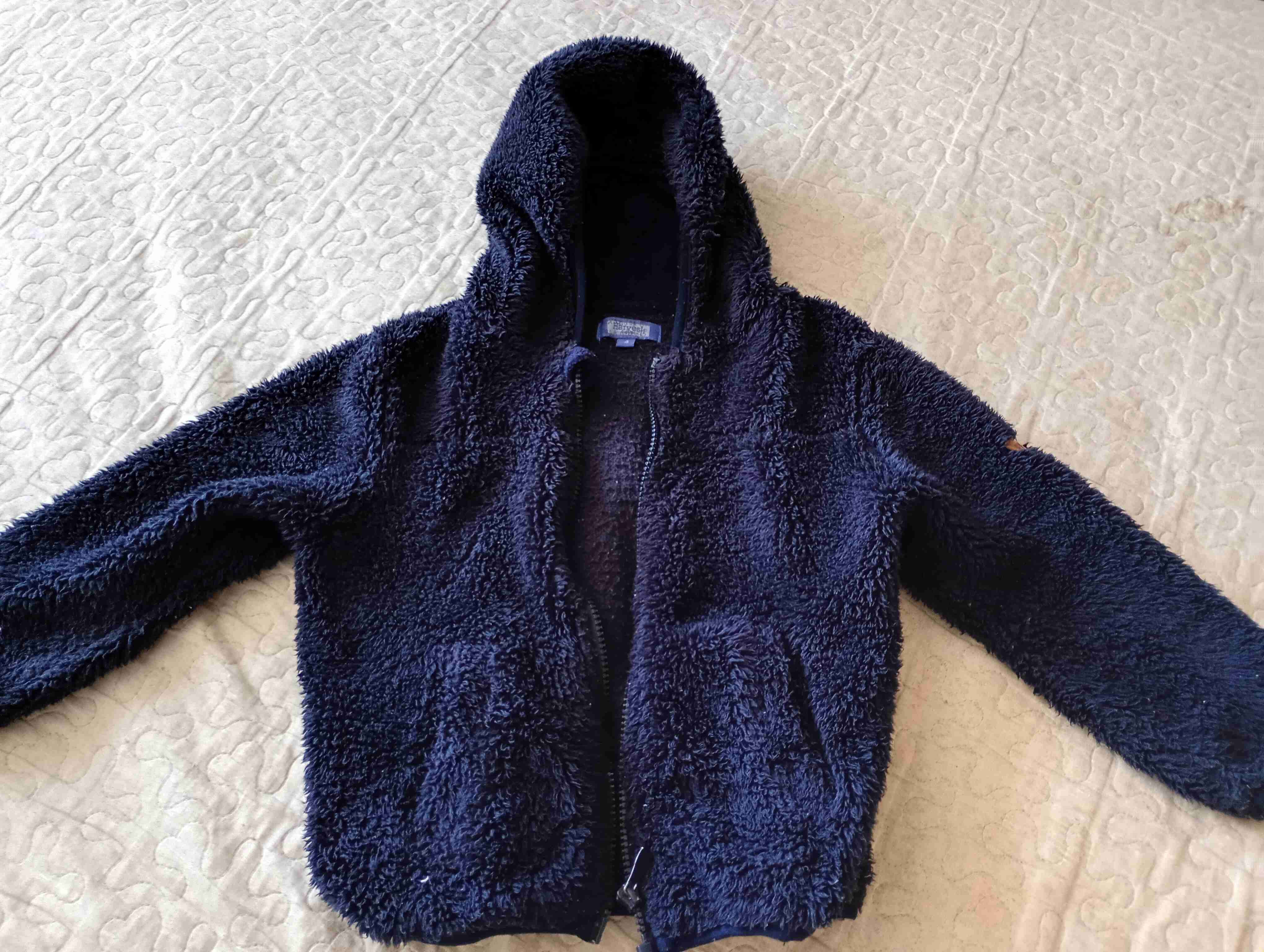 Poleron peludo niño escolar