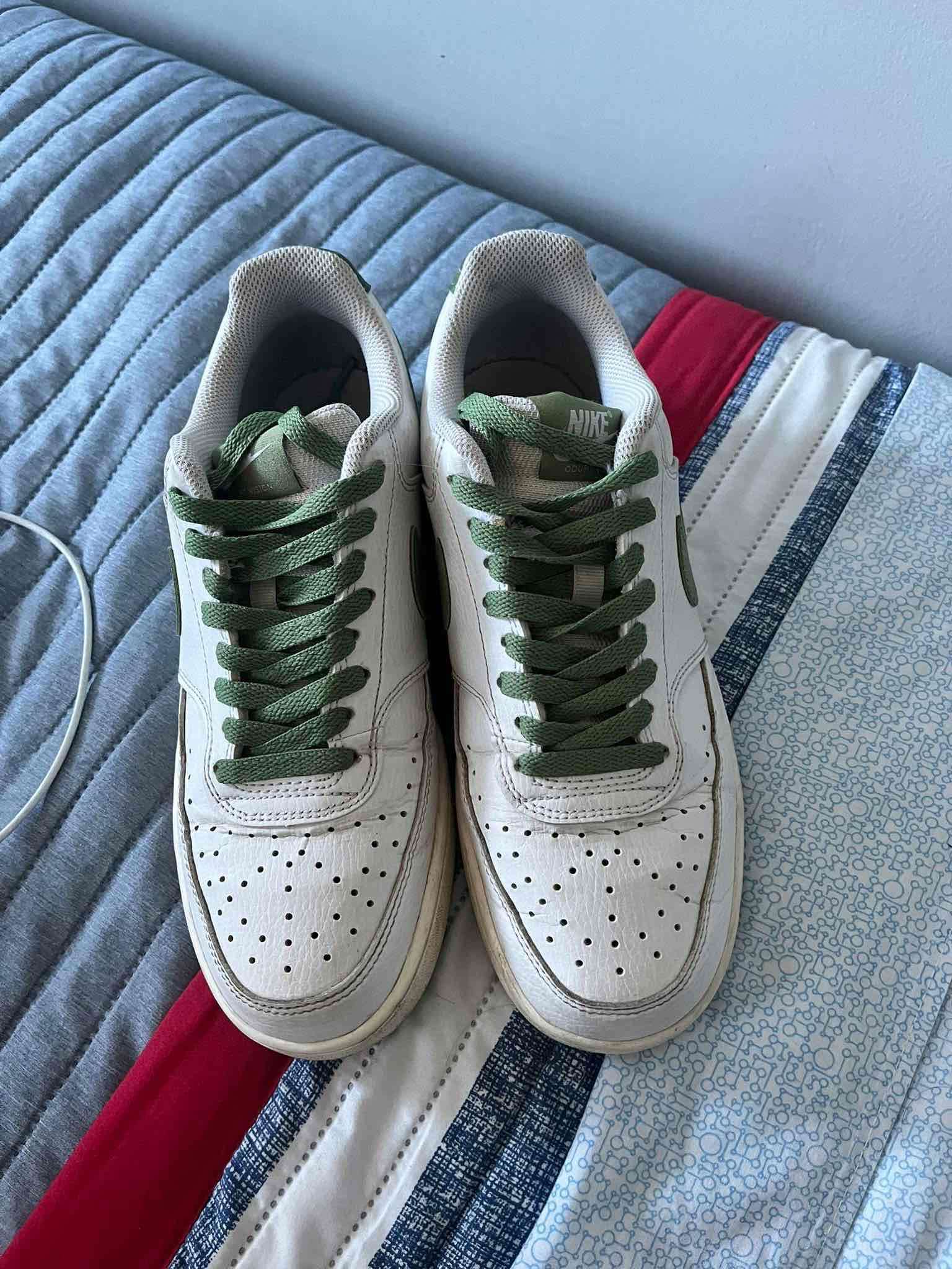 Zapatillas Nike Court visión con detalles verdes - miniatura 2