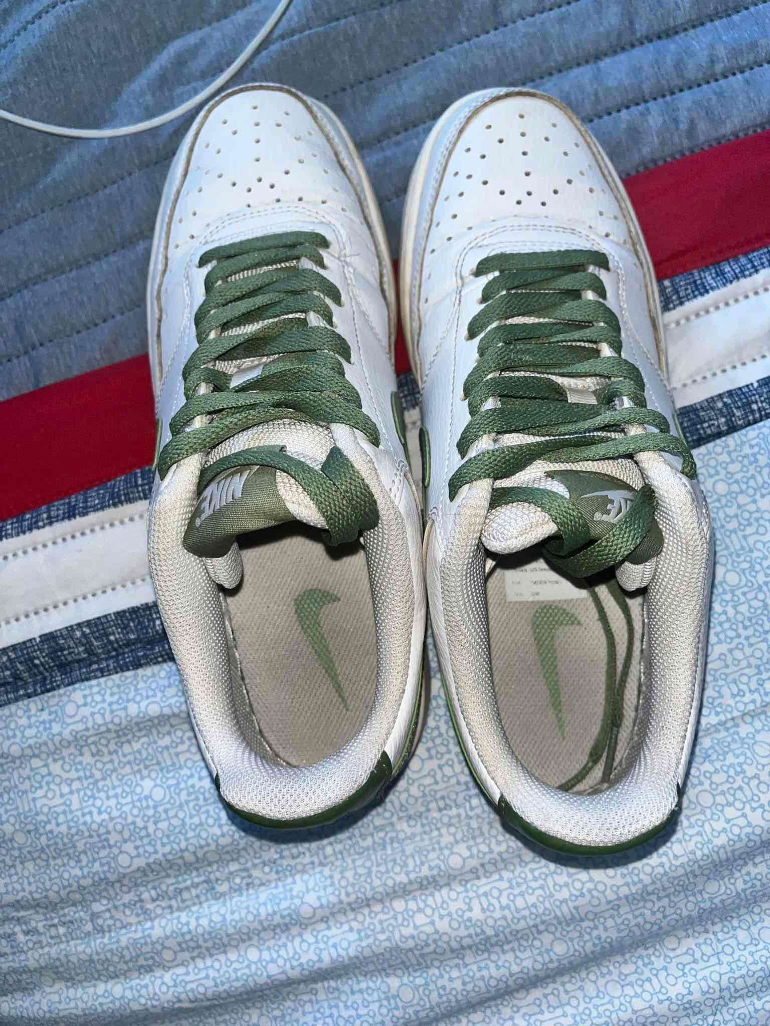 Zapatillas Nike Court visión con detalles verdes - miniatura 4