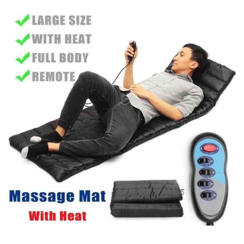 Alfombra de masaje eléctrica negra - miniatura 3