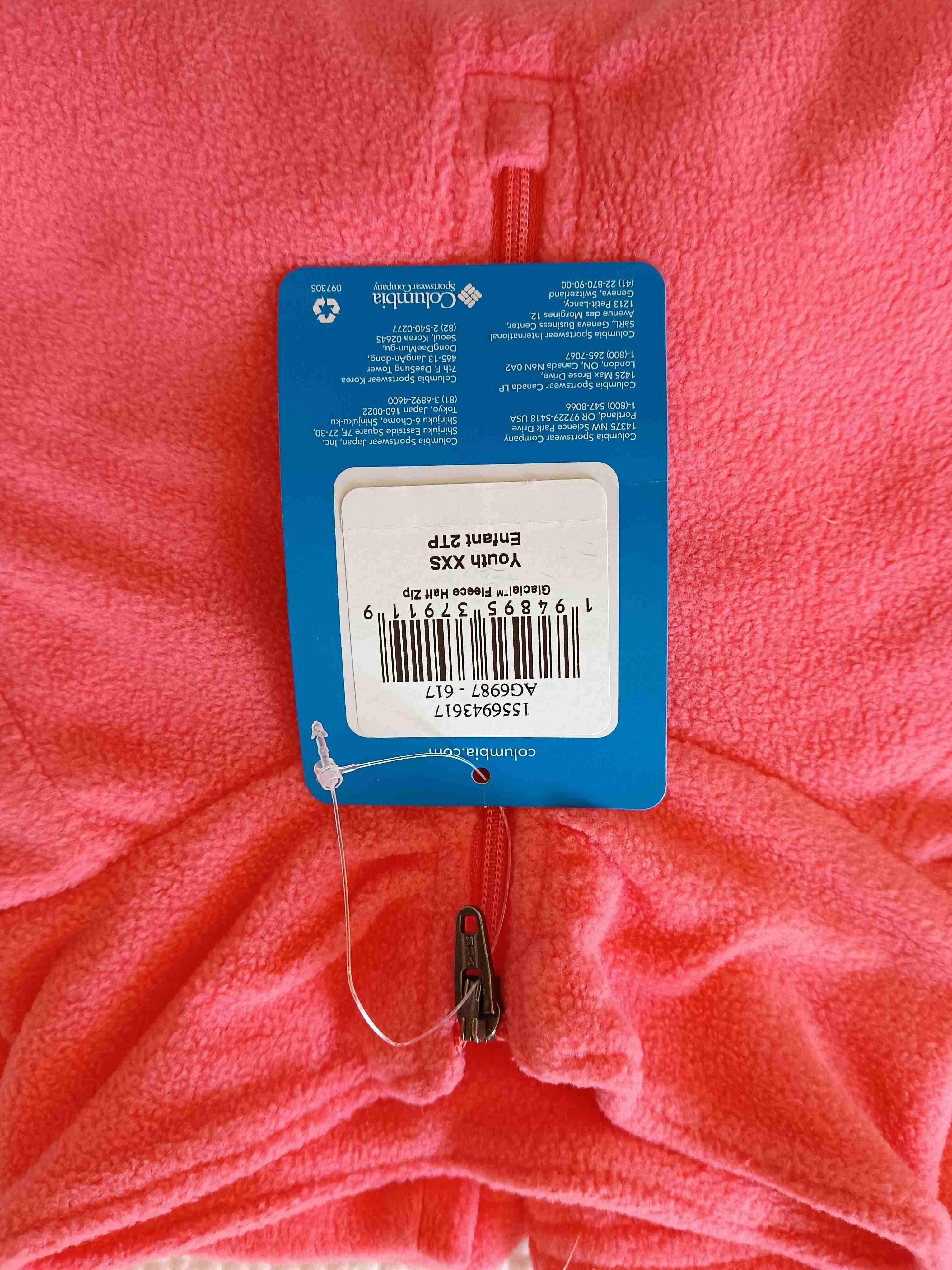 Polar fleece Columbia rosado, nuevo - miniatura 2