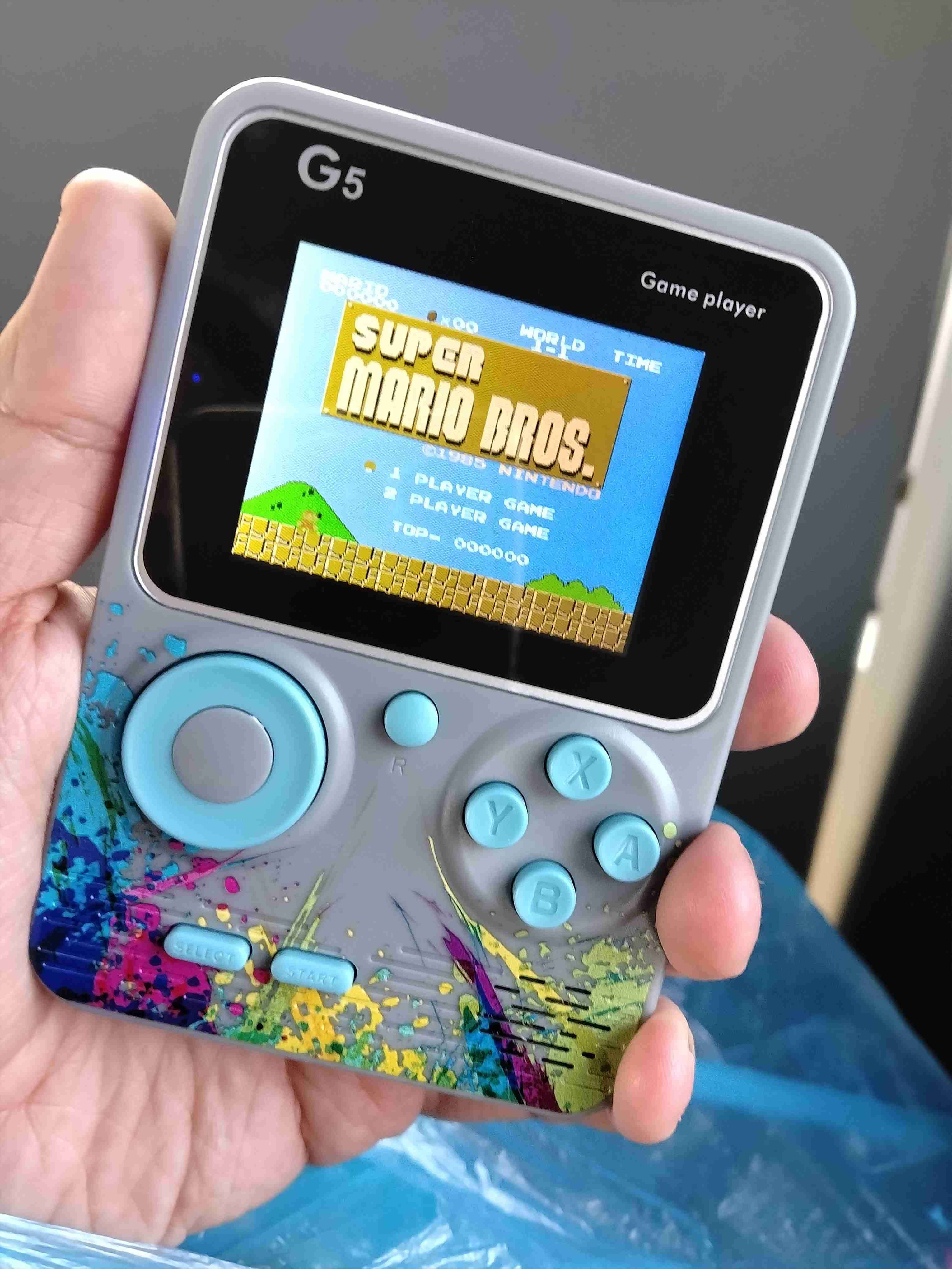 Consola portátil G5 multijuegos retro 8 bits NES - miniatura 1