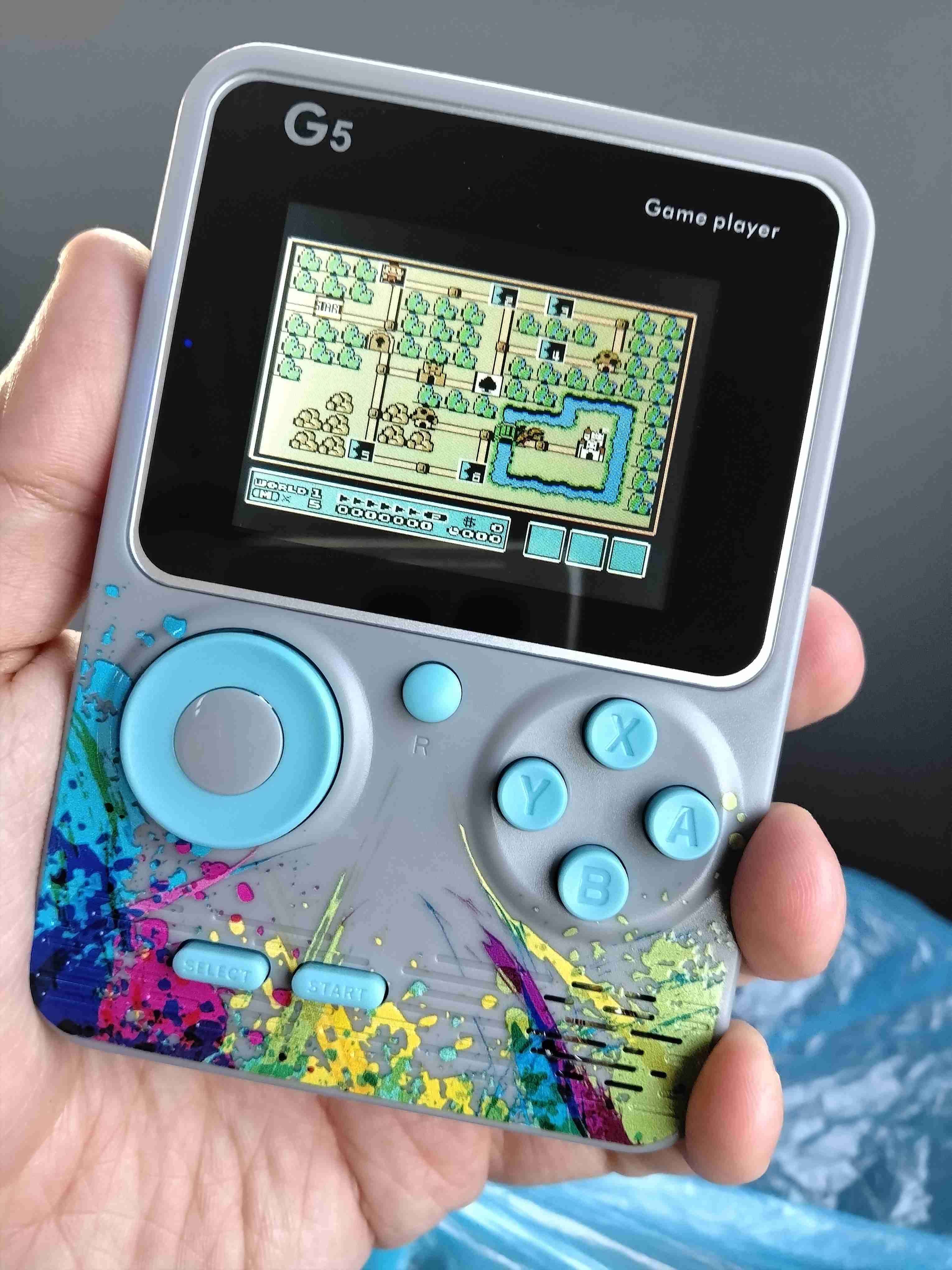 Consola portátil G5 multijuegos retro 8 bits NES - miniatura 2