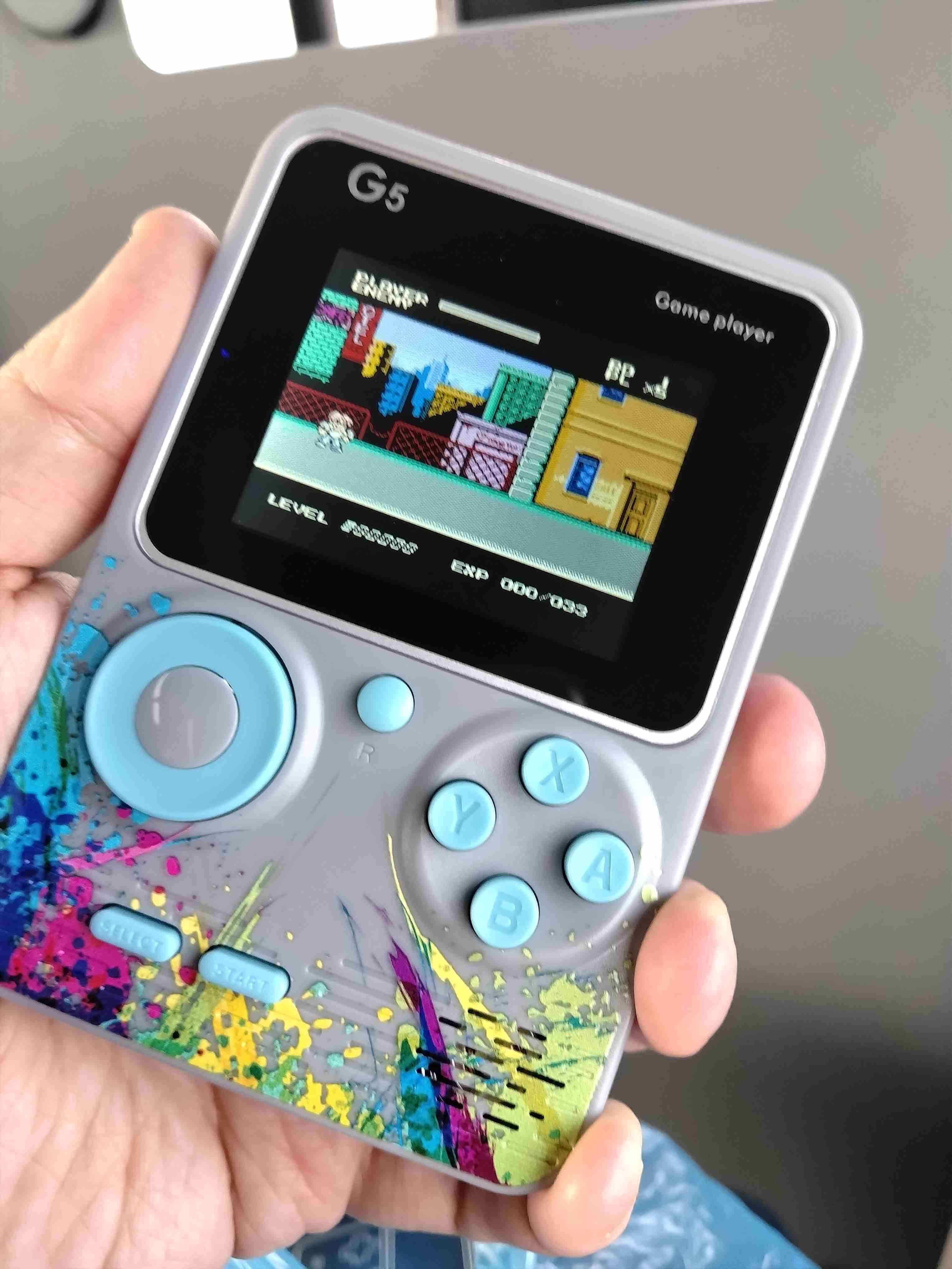 Consola portátil G5 multijuegos retro 8 bits NES - miniatura 3