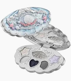 Paleta de sombras temática conchas