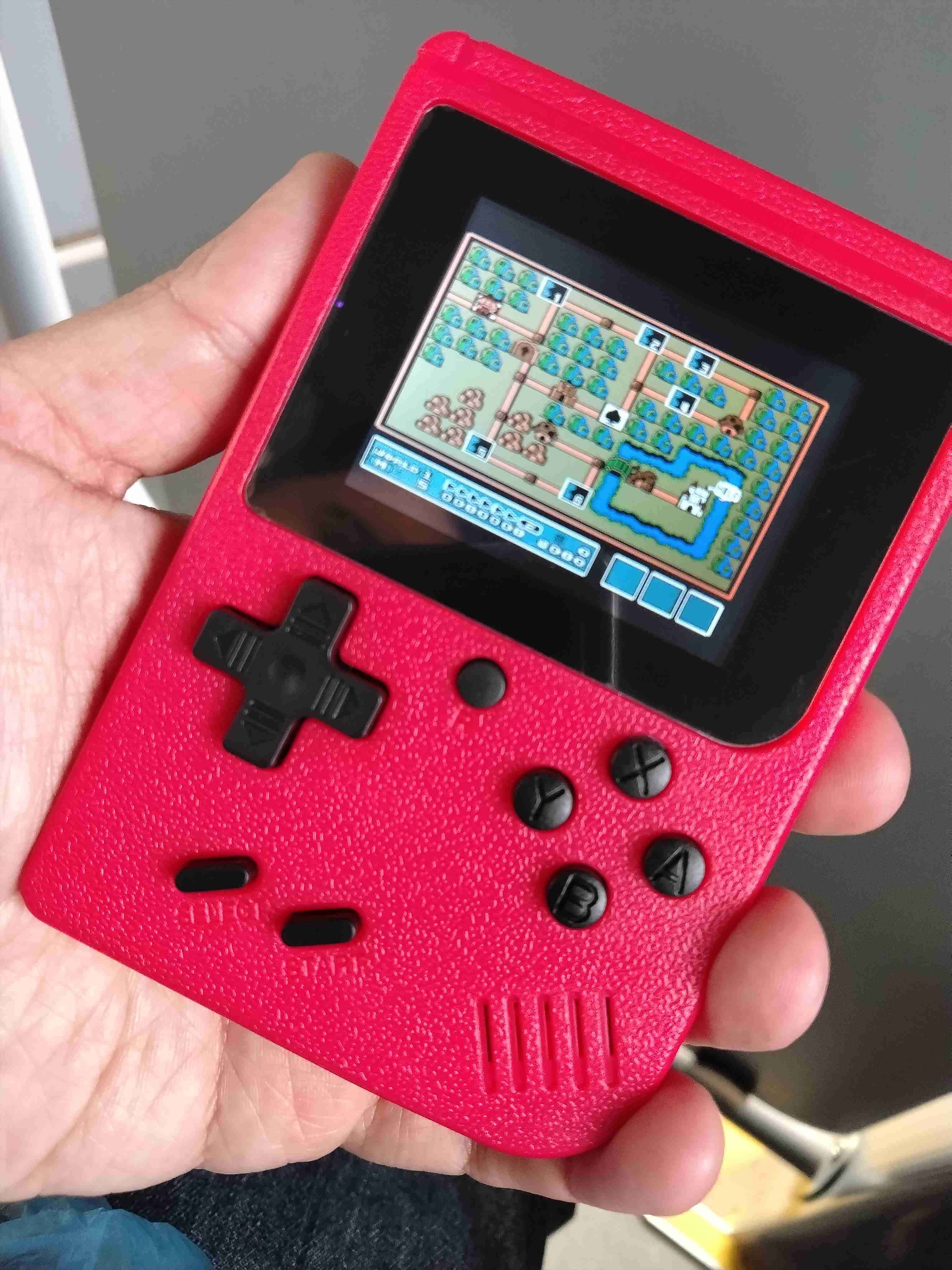 Consola portátil retro roja NES 8 bits 400 juegos - 2