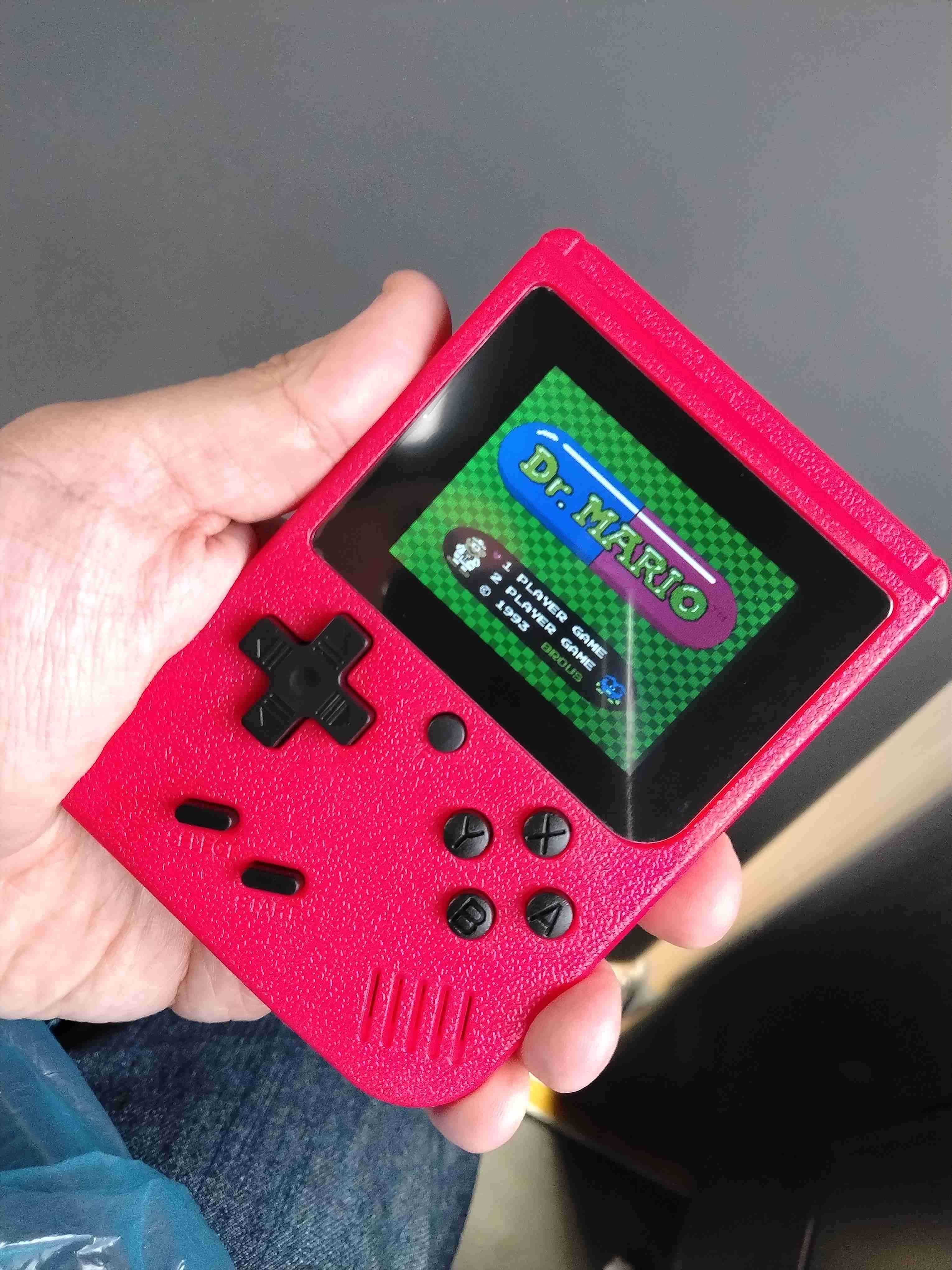 Consola portátil retro roja NES 8 bits 400 juegos - 4