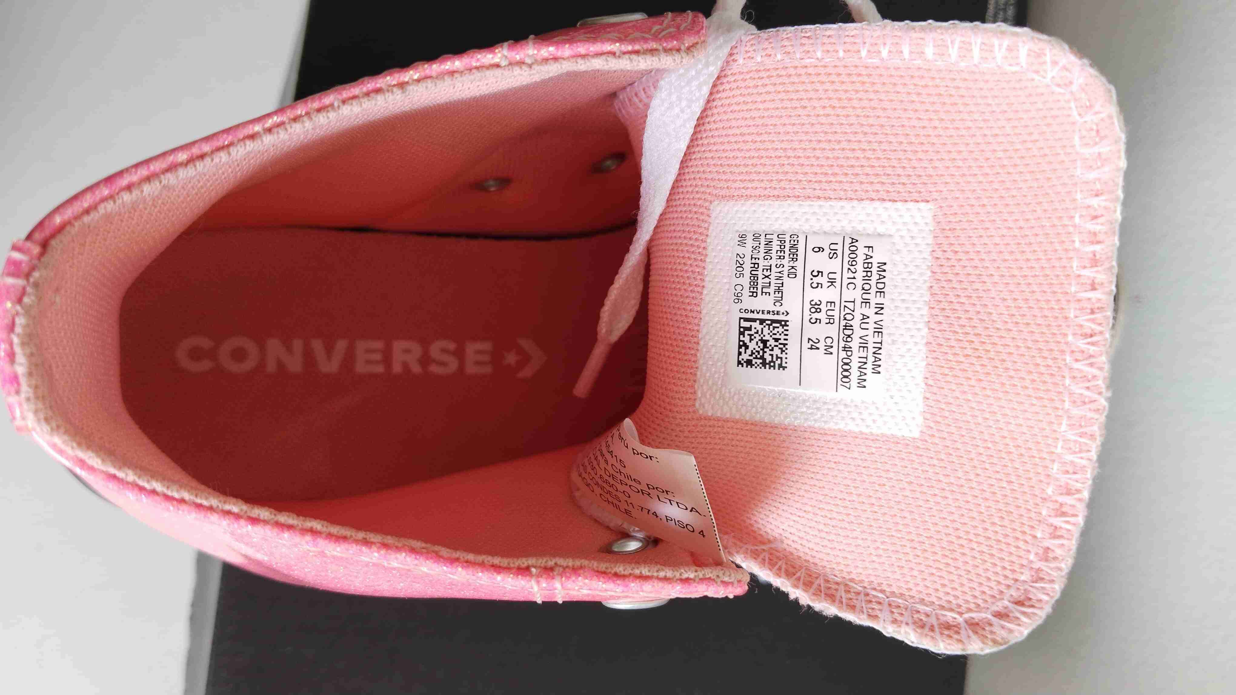 Zapatillas rosadas de lona - miniatura 2