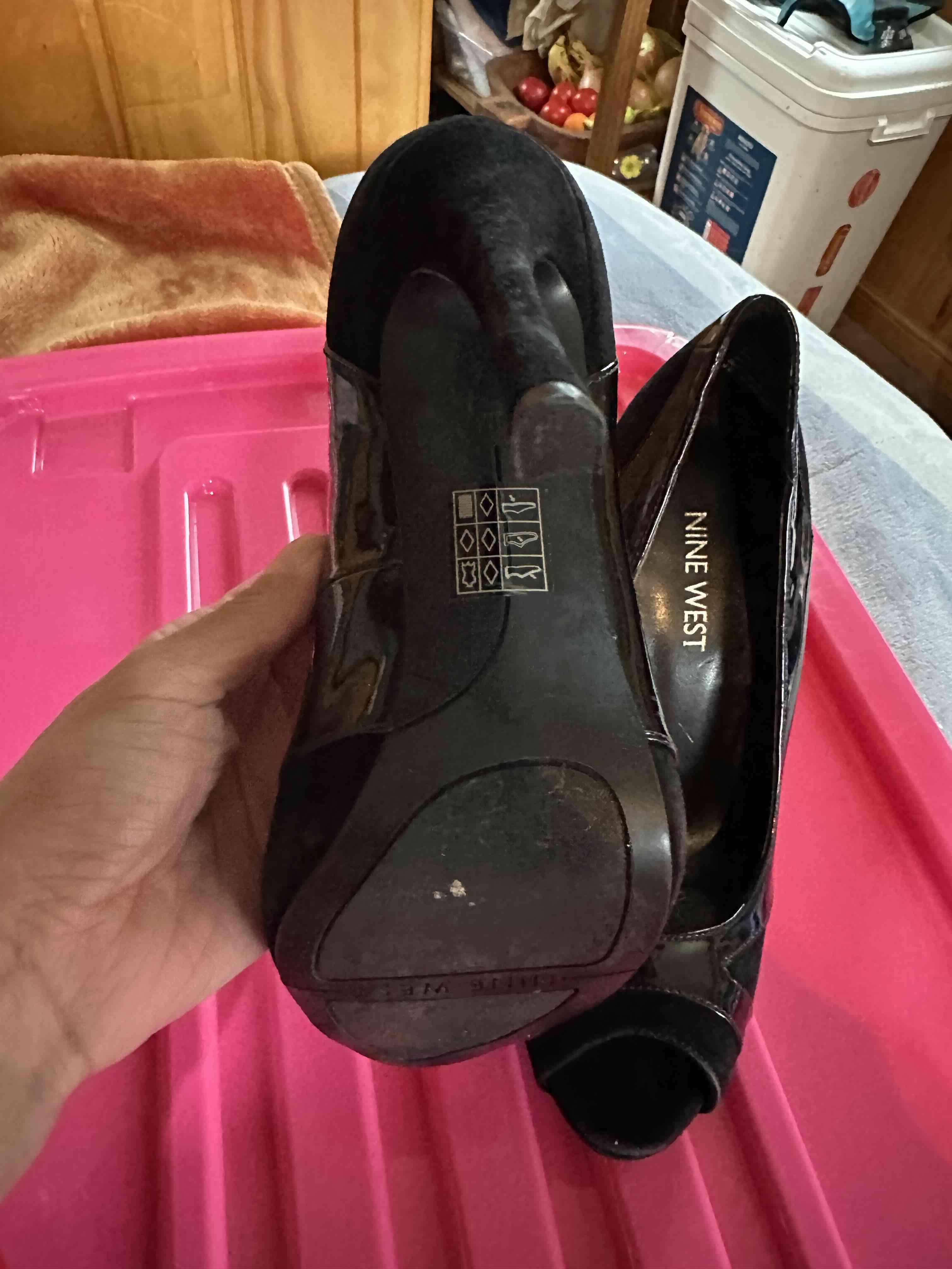 Tacones Negros Nine West - miniatura 2