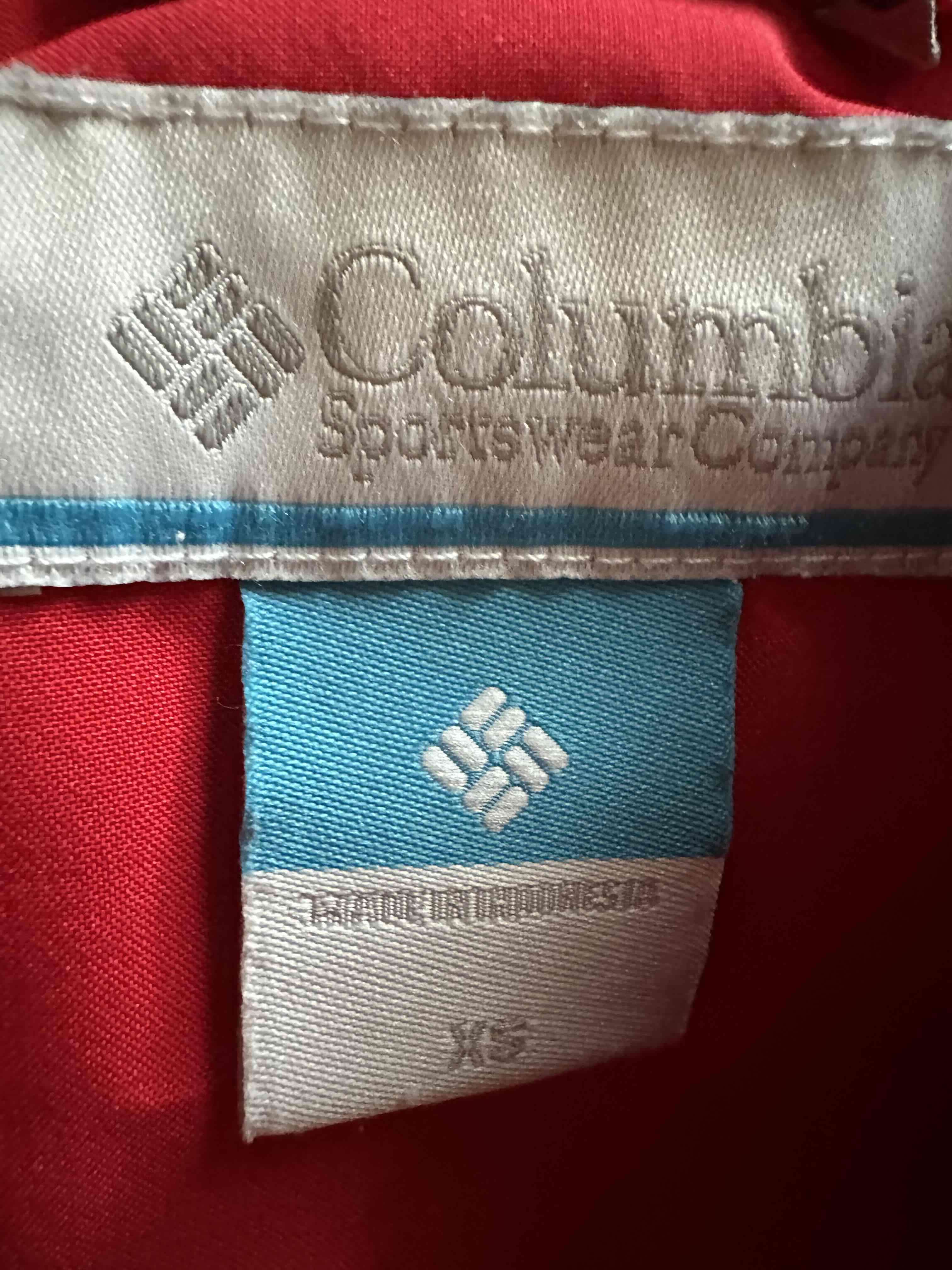 Chaqueta roja Columbia impermeable - miniatura 4