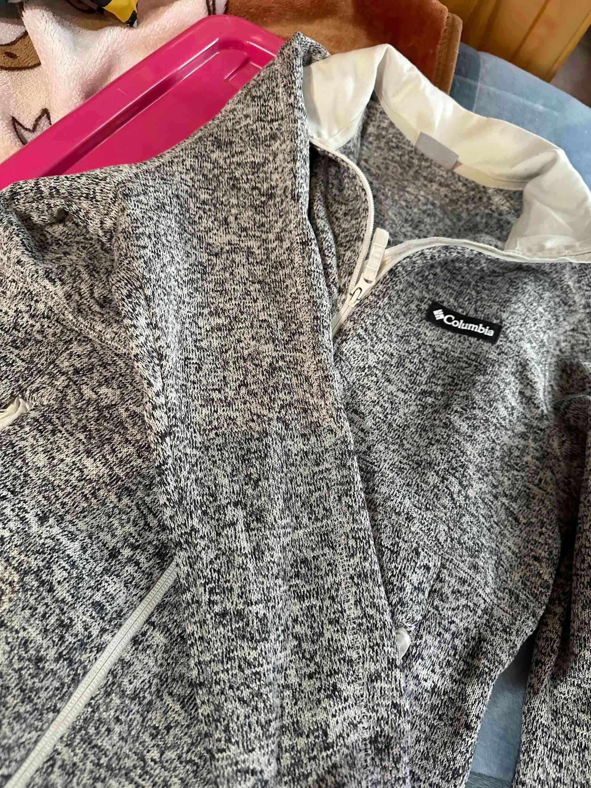 Chaqueta de lana Columbia gris - miniatura 2