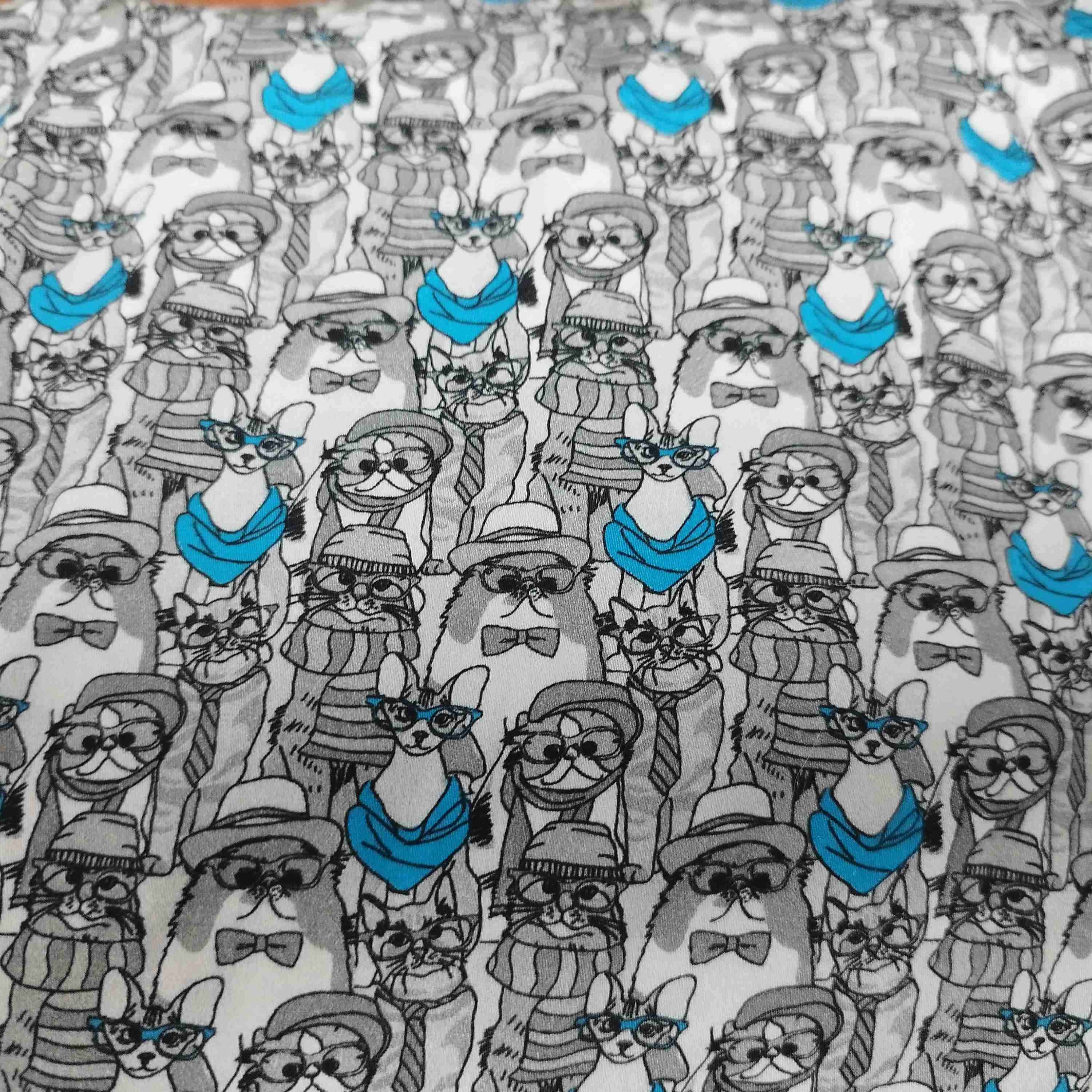 Camisa Paul Martin, talla L, modelo gatos - 3