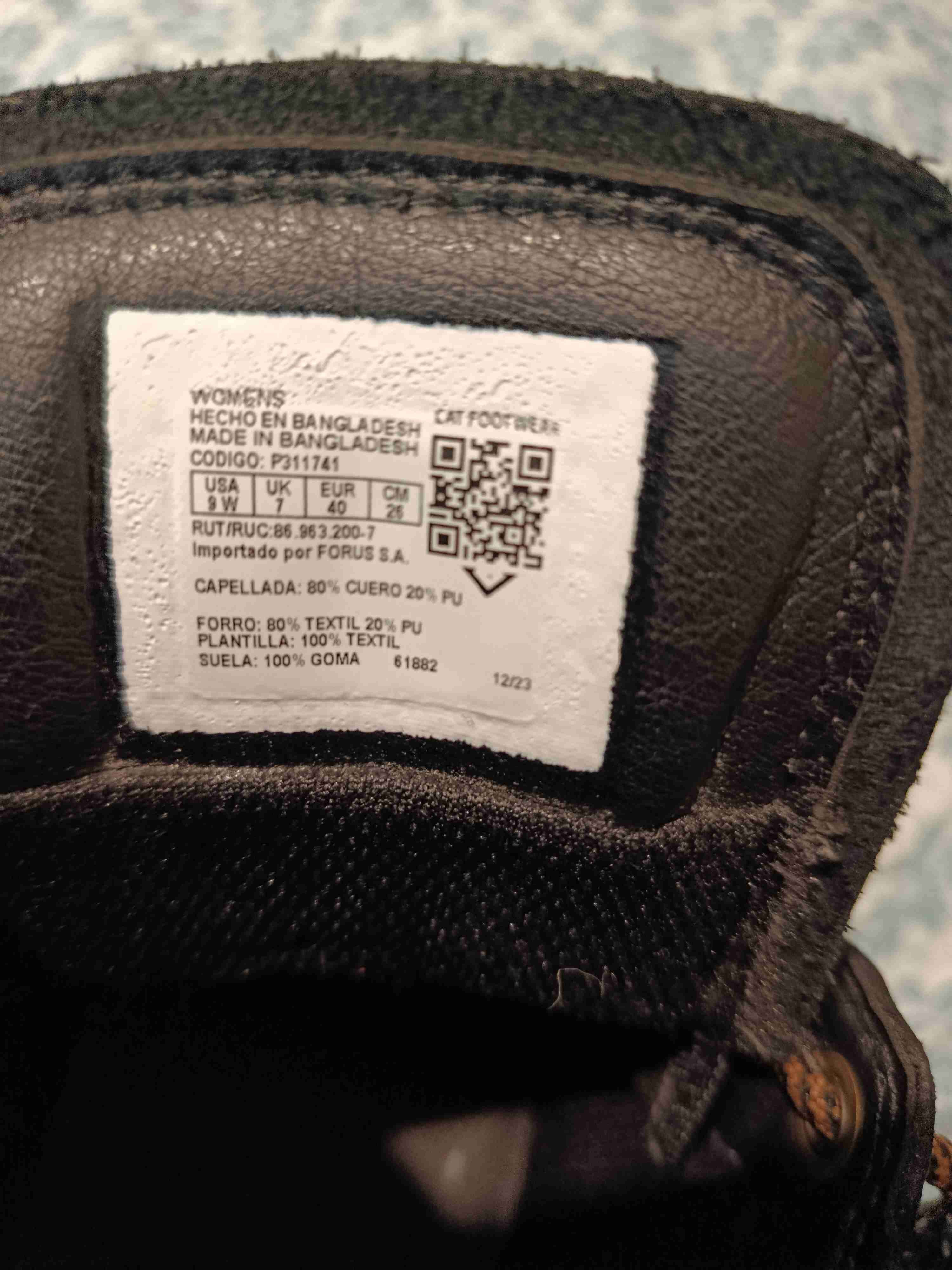 Botas de cuero CAT - miniatura 3