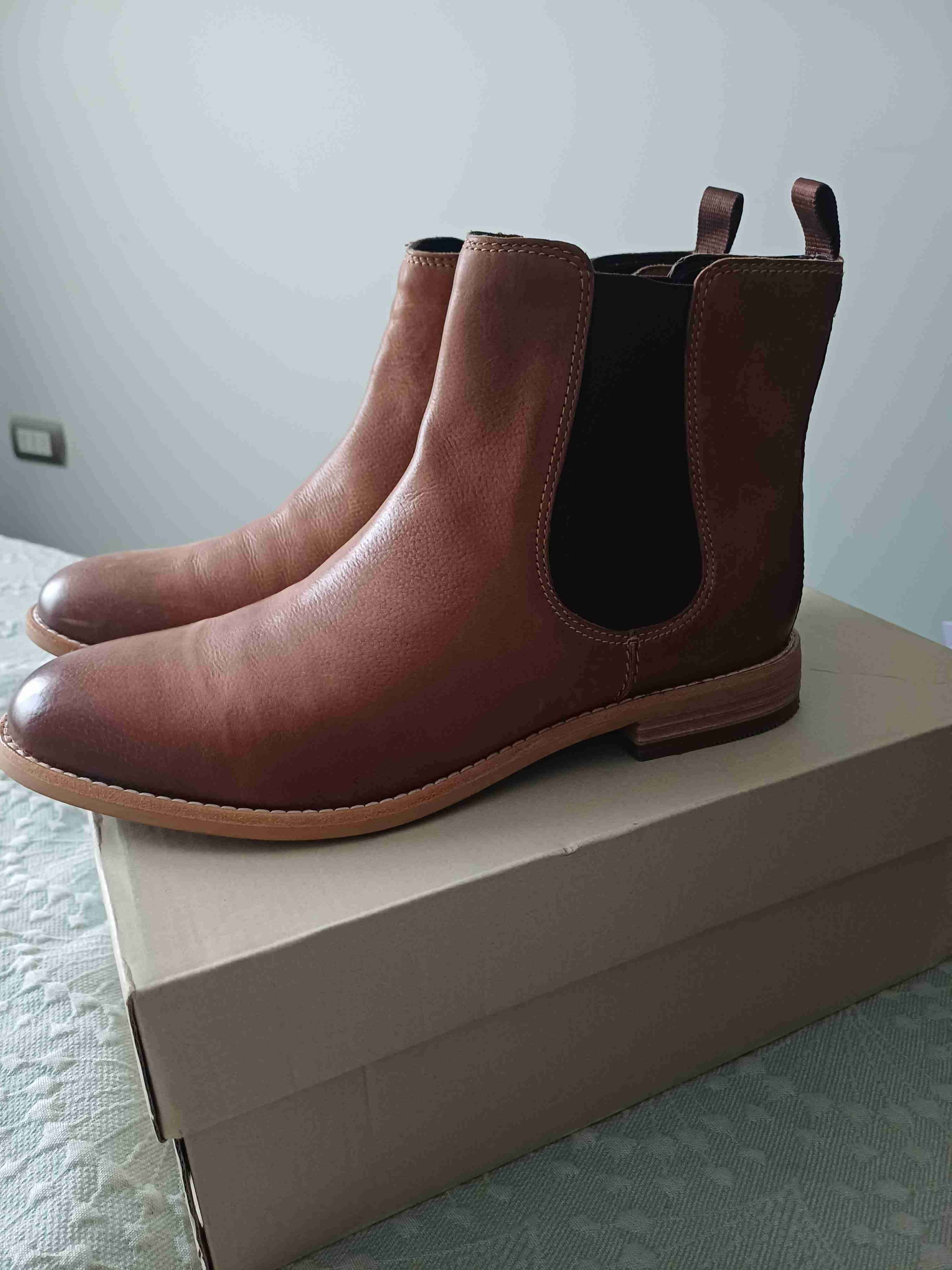 Botines cuero color marrón - miniatura 3