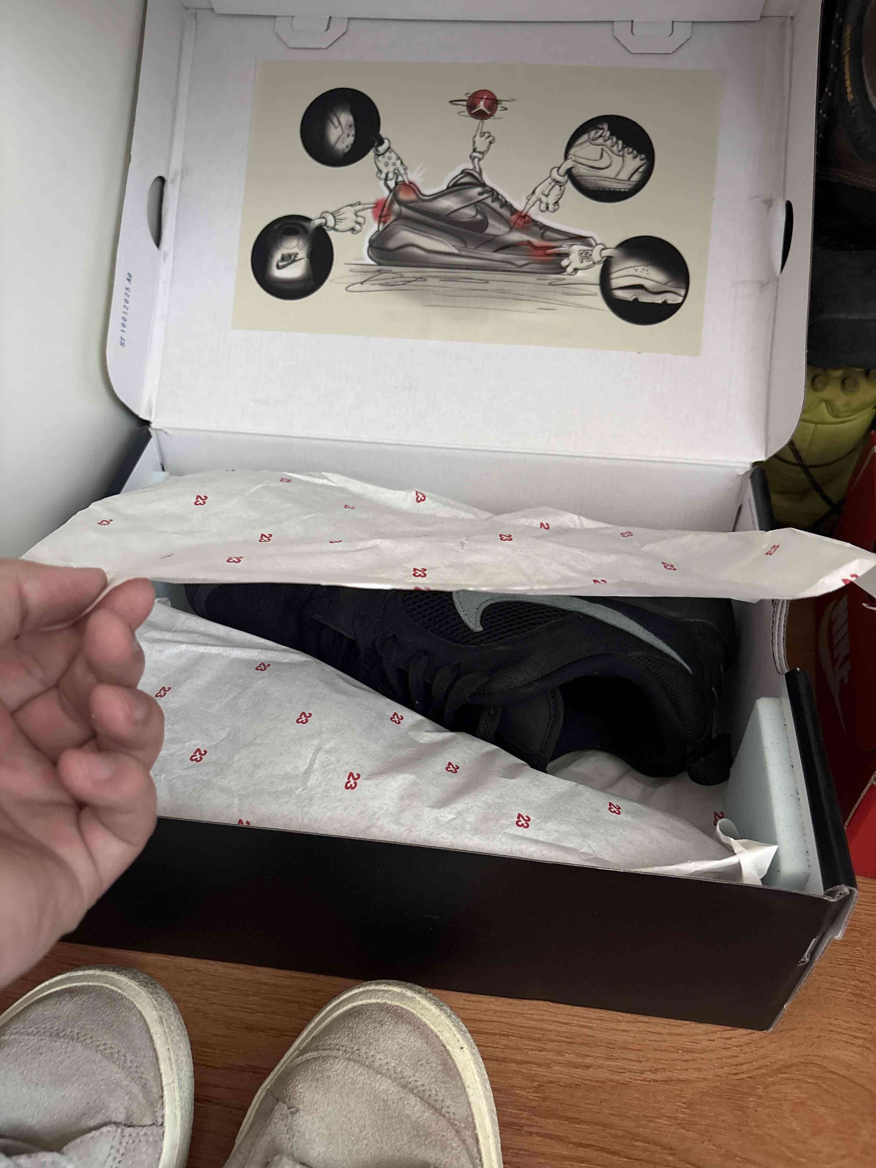 Zapatillas negras Jordan para hombre - miniatura 3