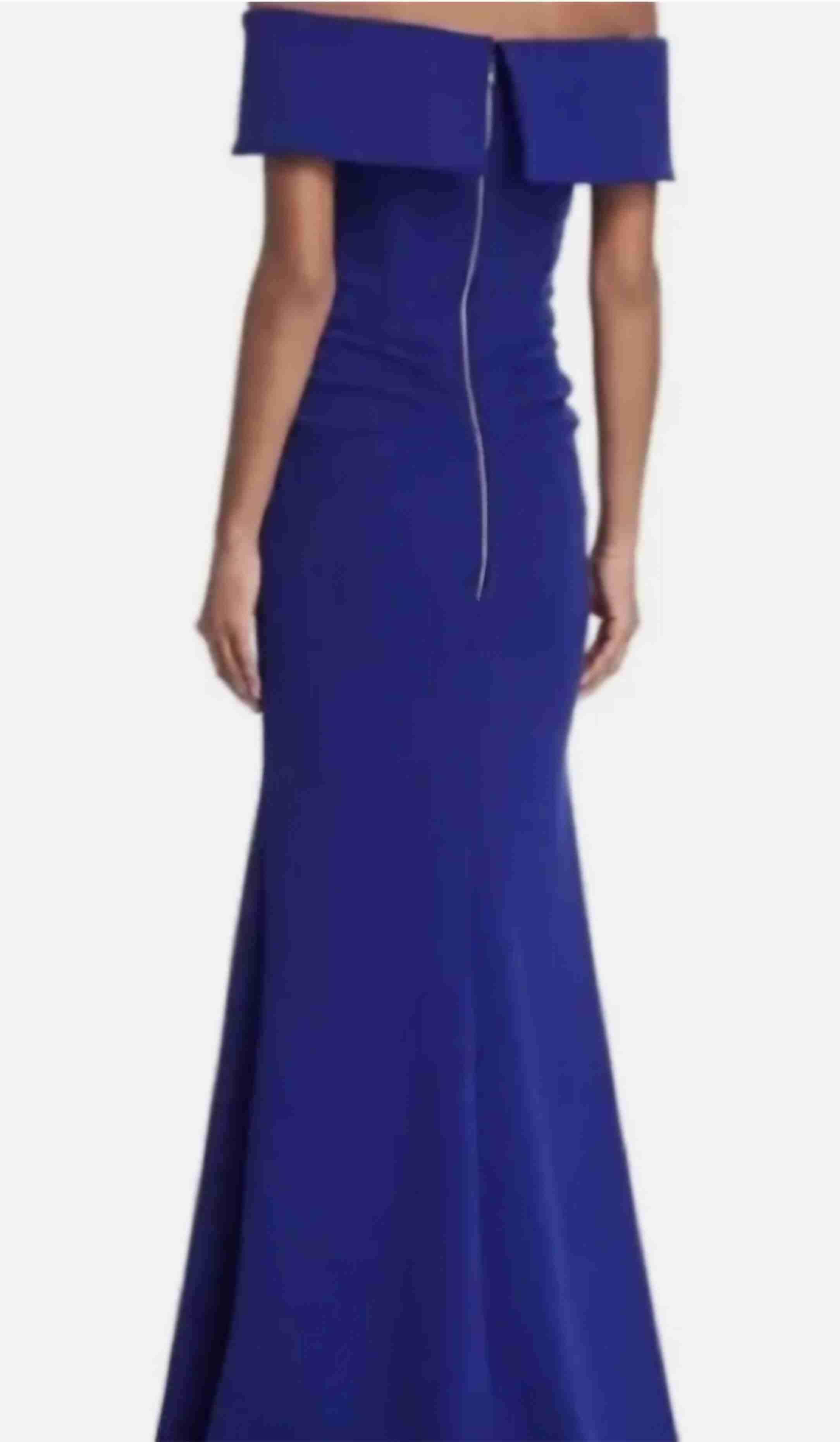 Vestido elegante azul - miniatura 2