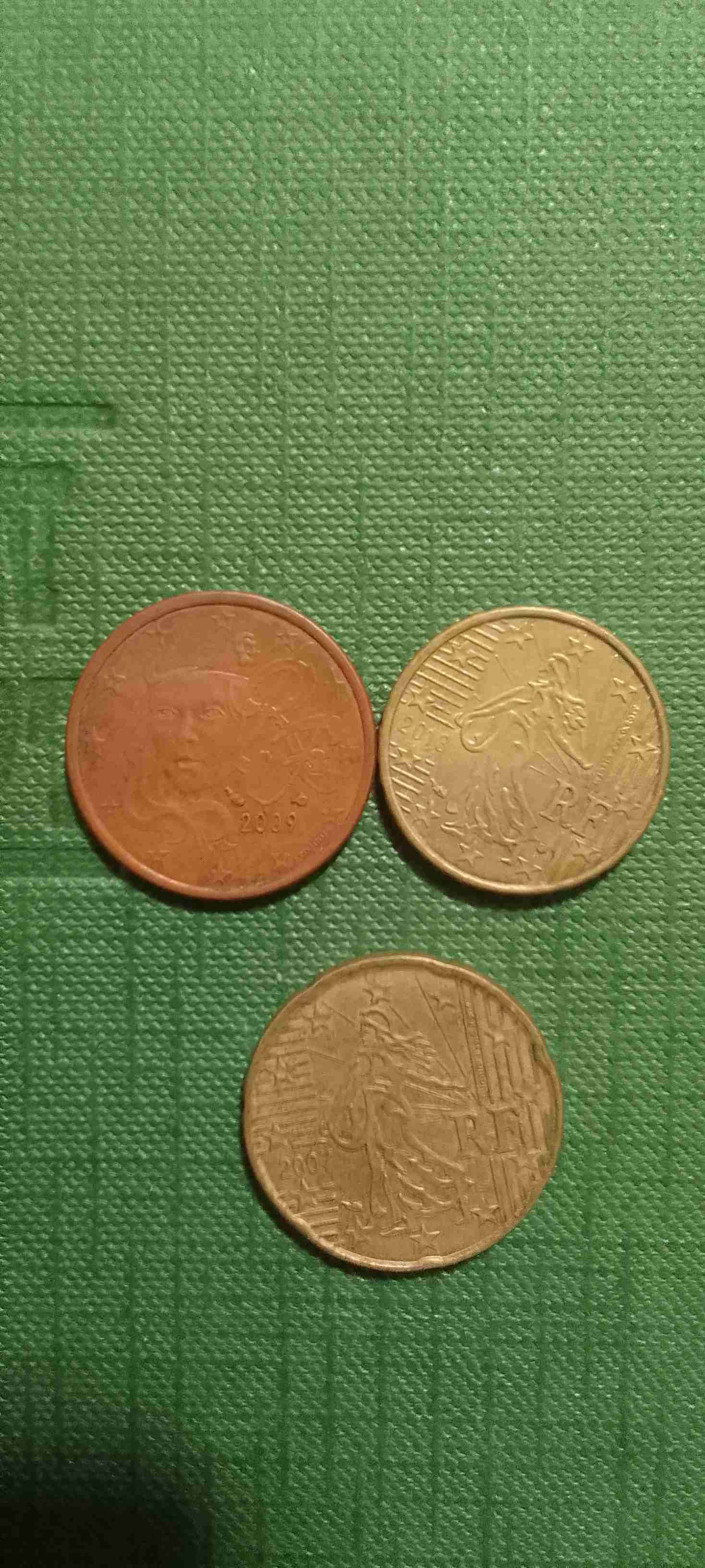 Monedas de Francia céntimos de euro - miniatura 1