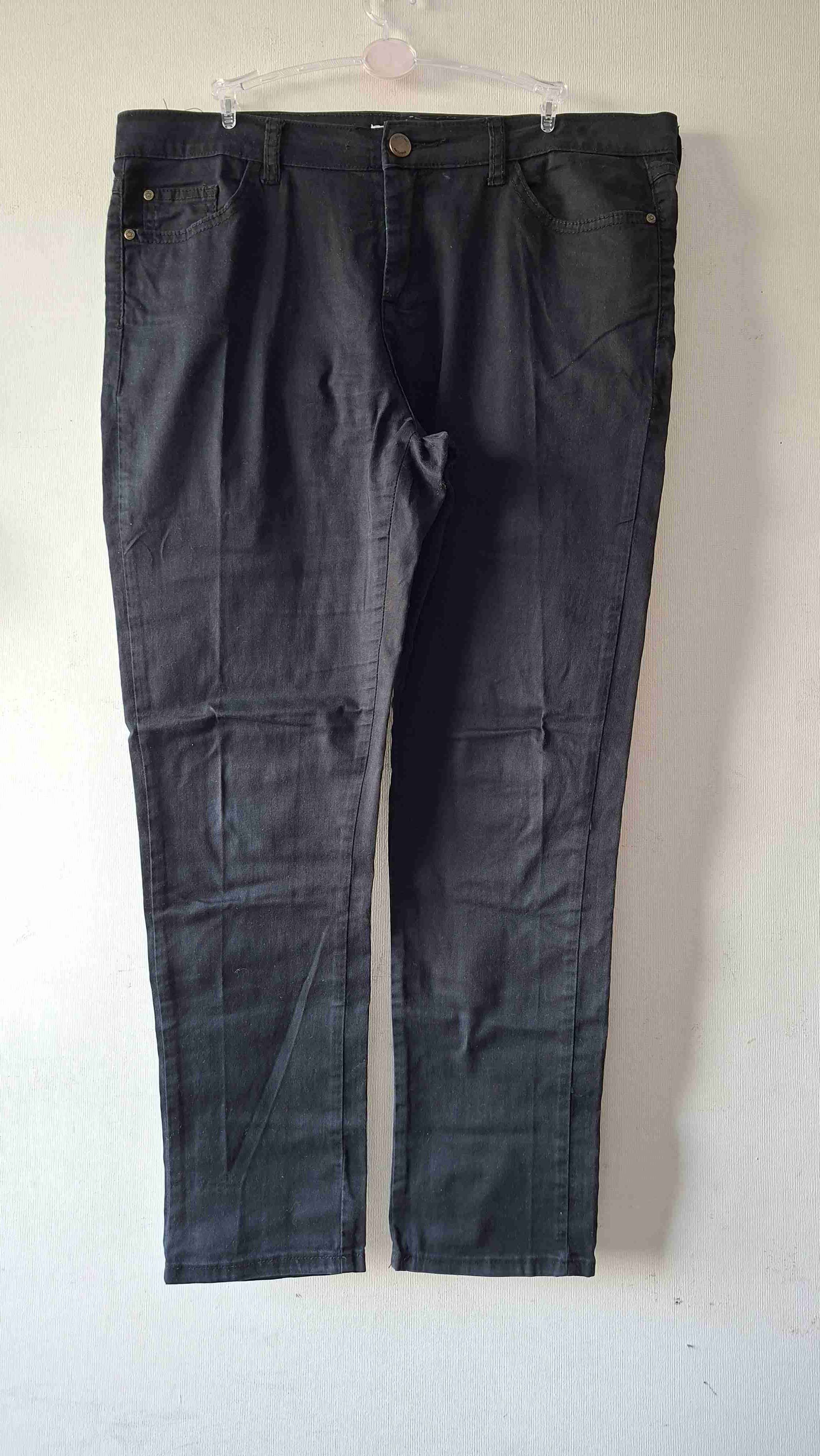 Jeans pitillo azul oscuro - miniatura 1