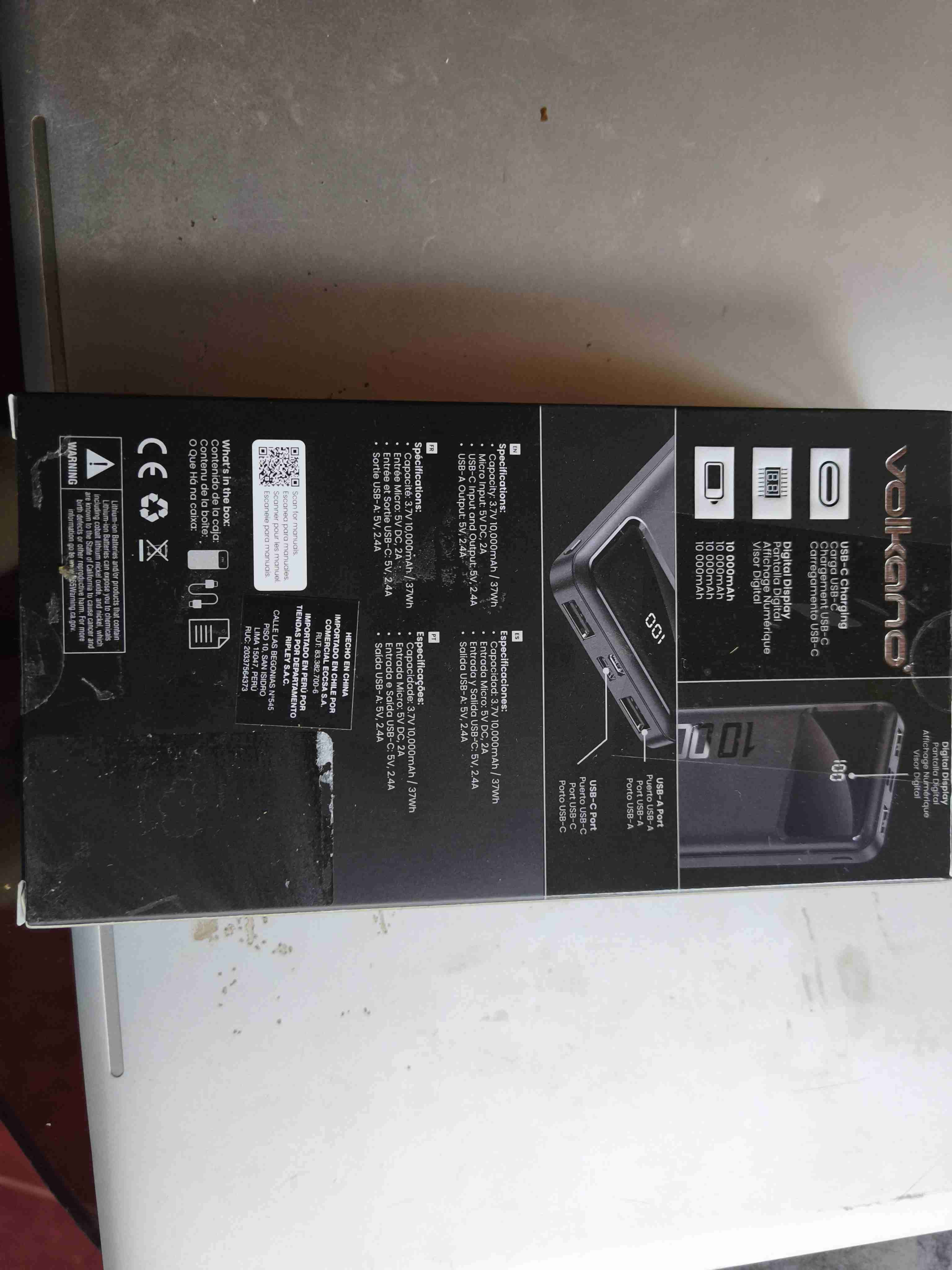 Power bank con pantalla digital - miniatura 4