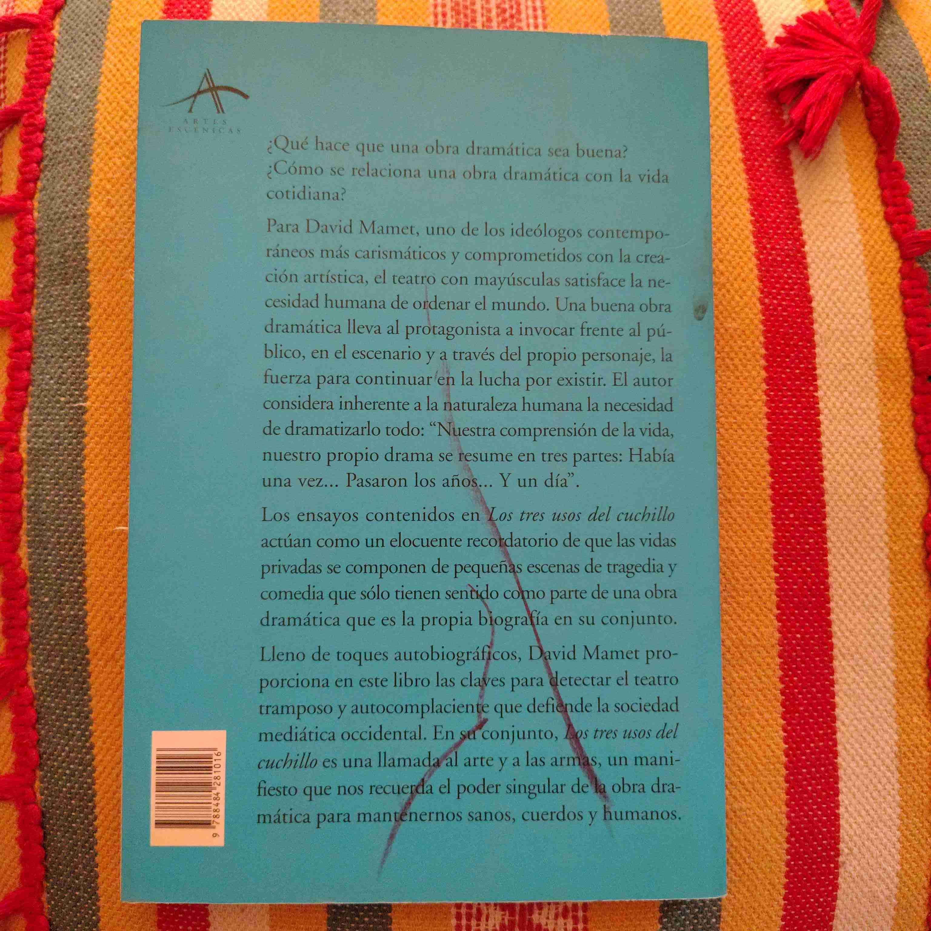 Libro David Mamet: Los tres usos del cuchillo - 2