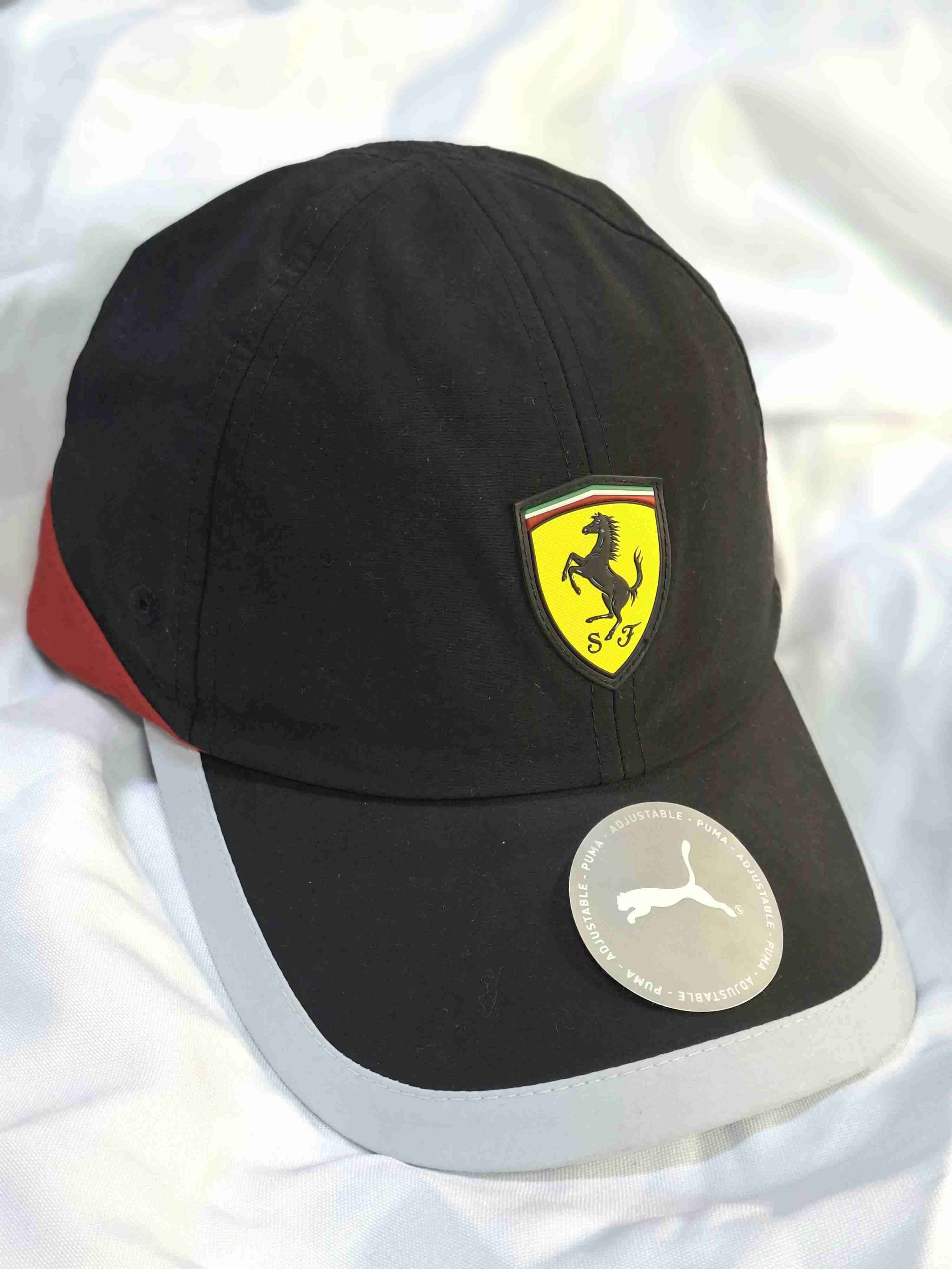 Gorra negra Ferrari logo - miniatura 1