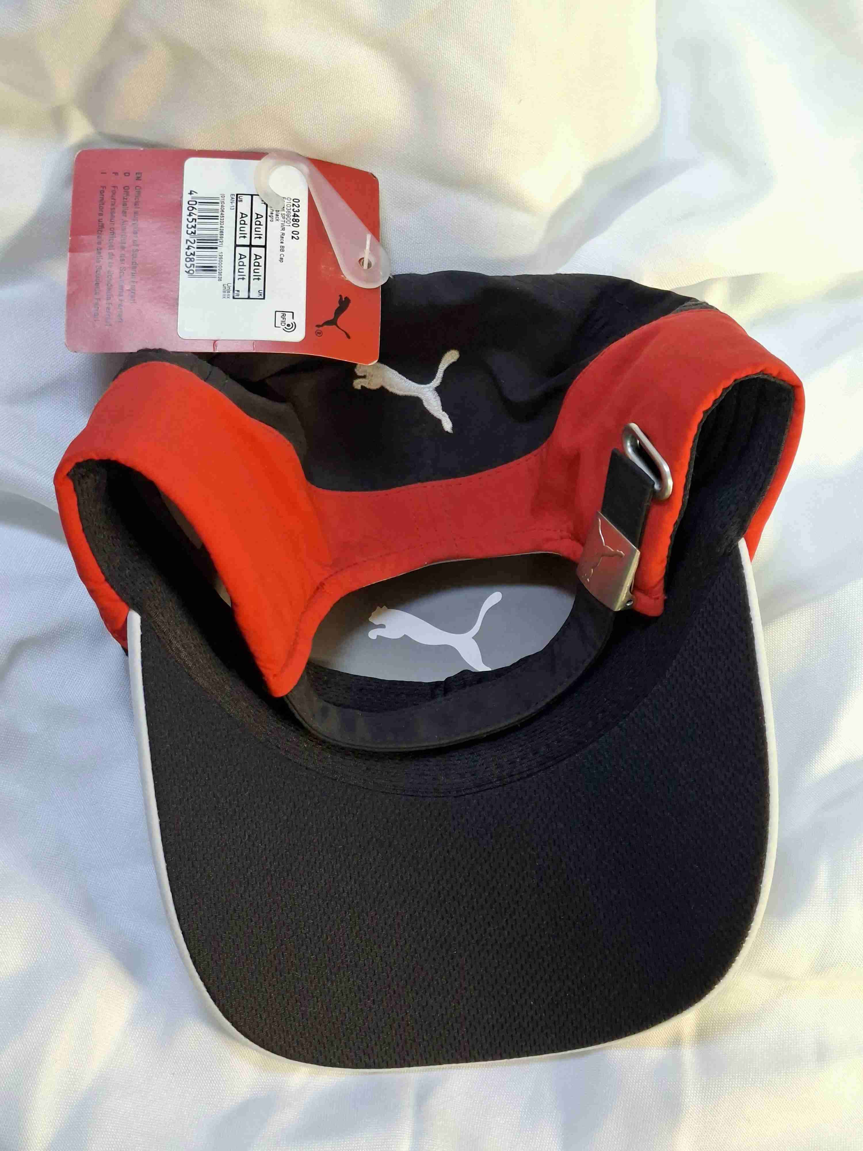 Gorra negra Ferrari logo - miniatura 5