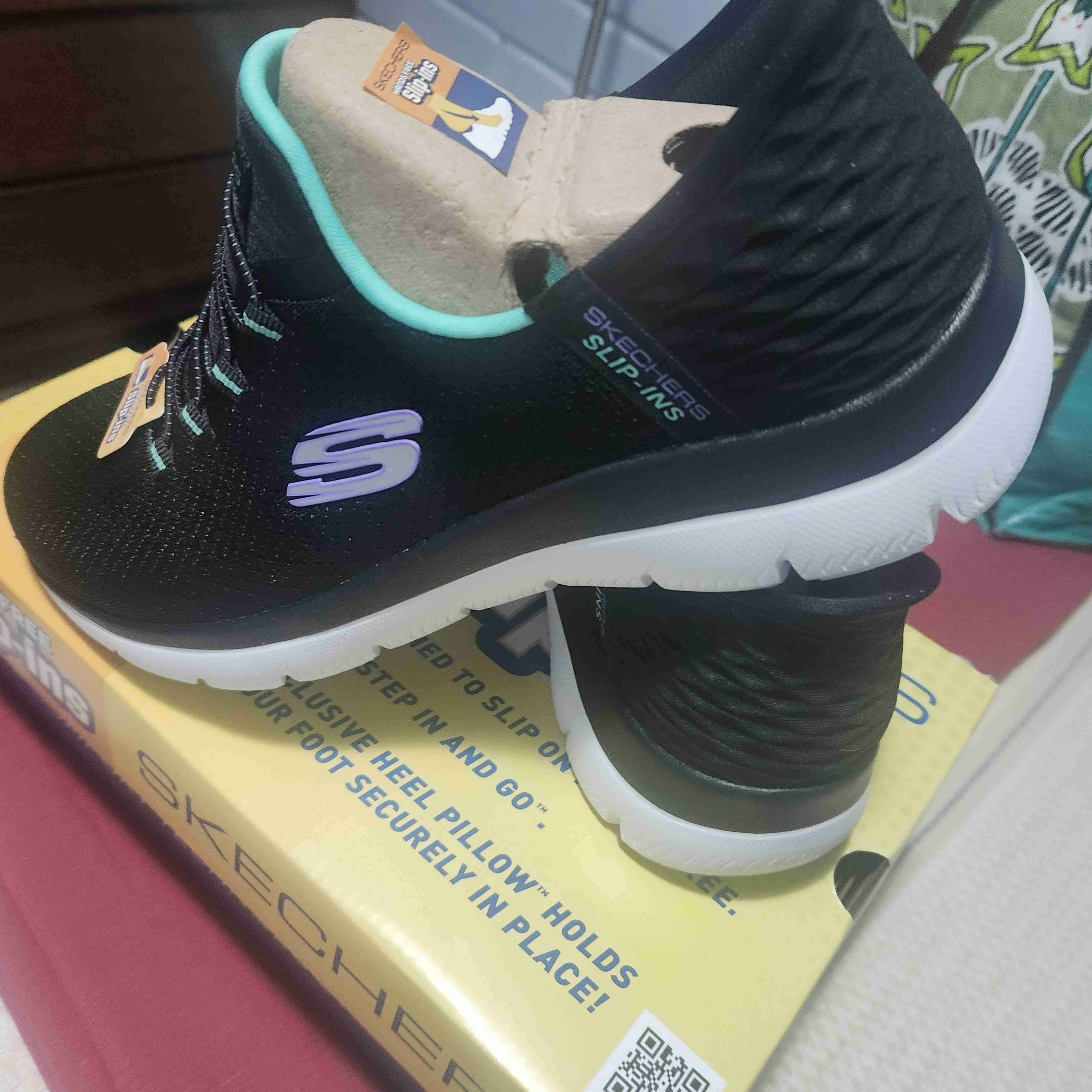 Zapatillas Skechers Mujer Sip-ins Negro - 2