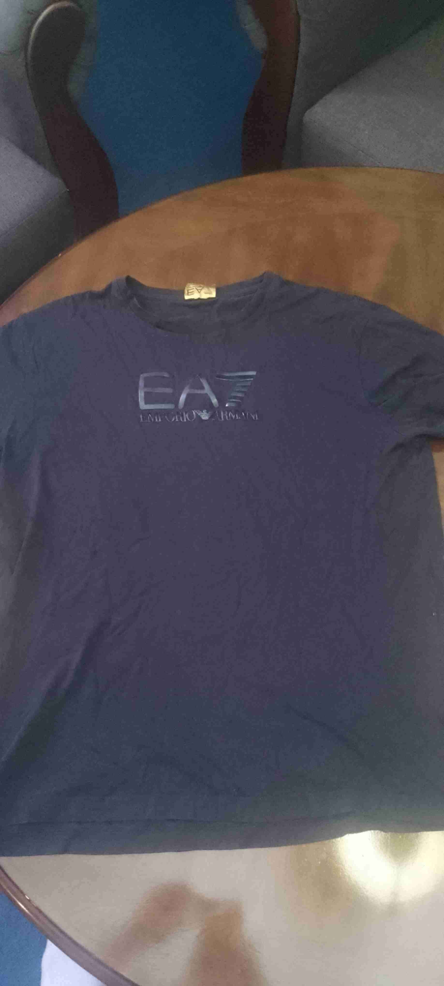 Polera negra EA7 Emporio Armani - 1