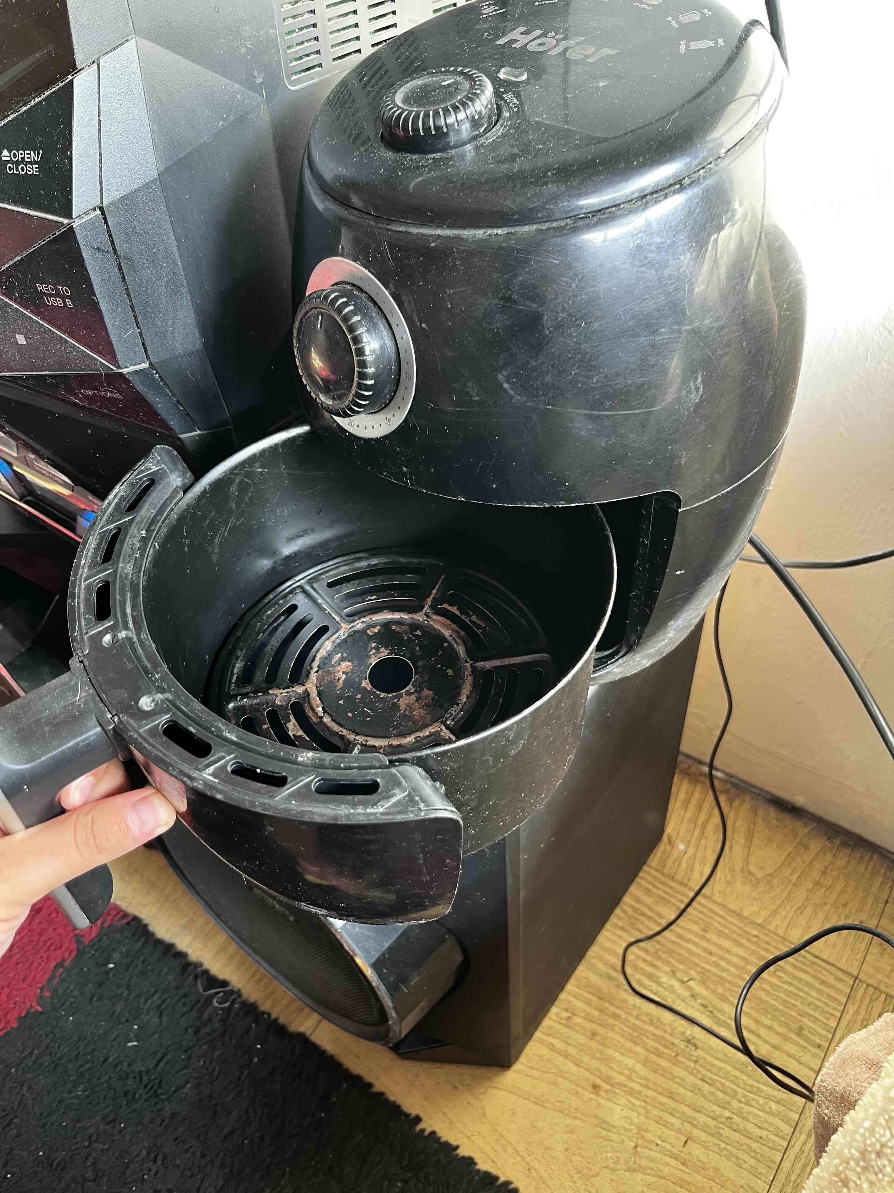 Freidora de aire negra - 4