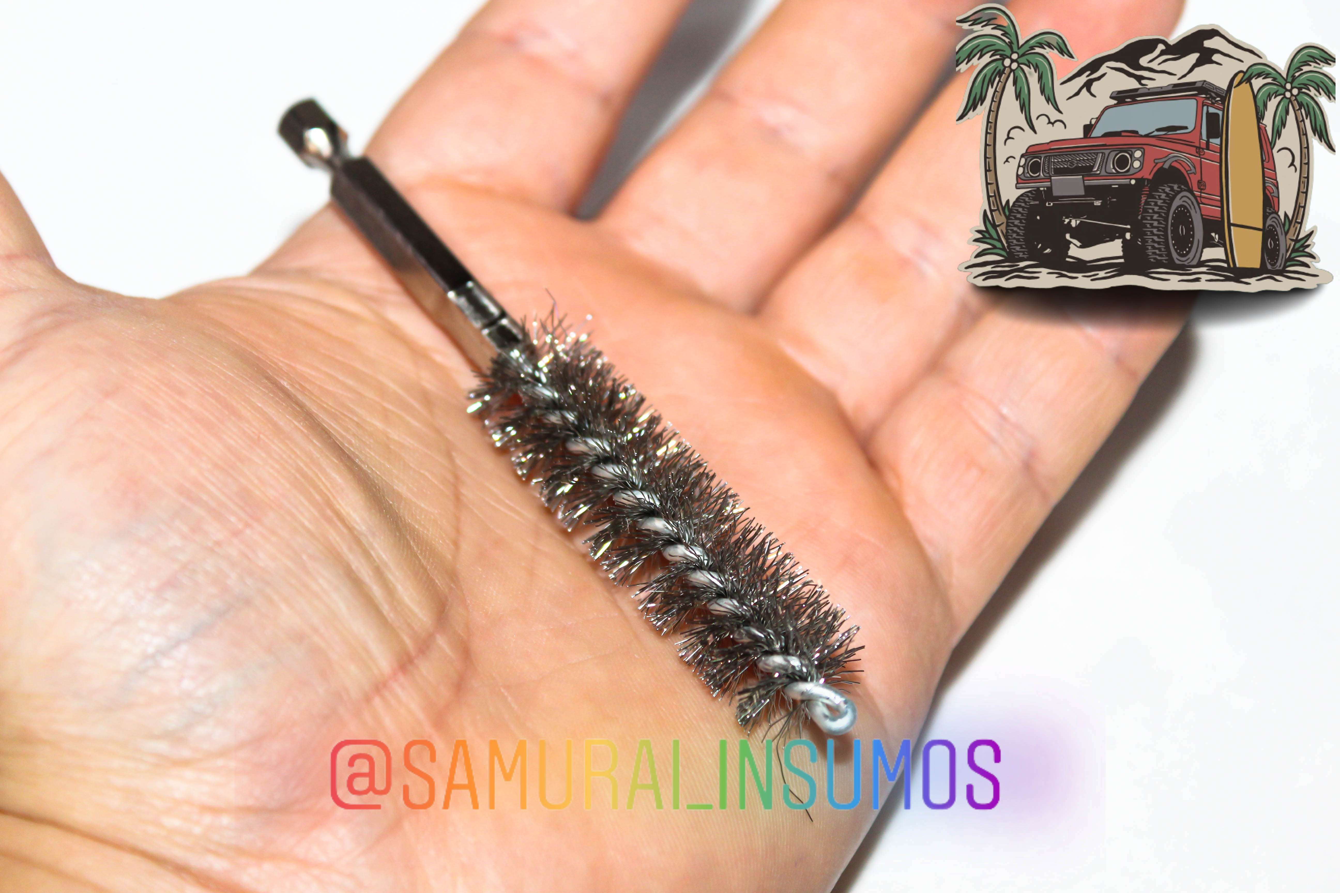 Cepillo Taladro -Metalico Abrasivo 1/4 Hexagonal - miniatura 3