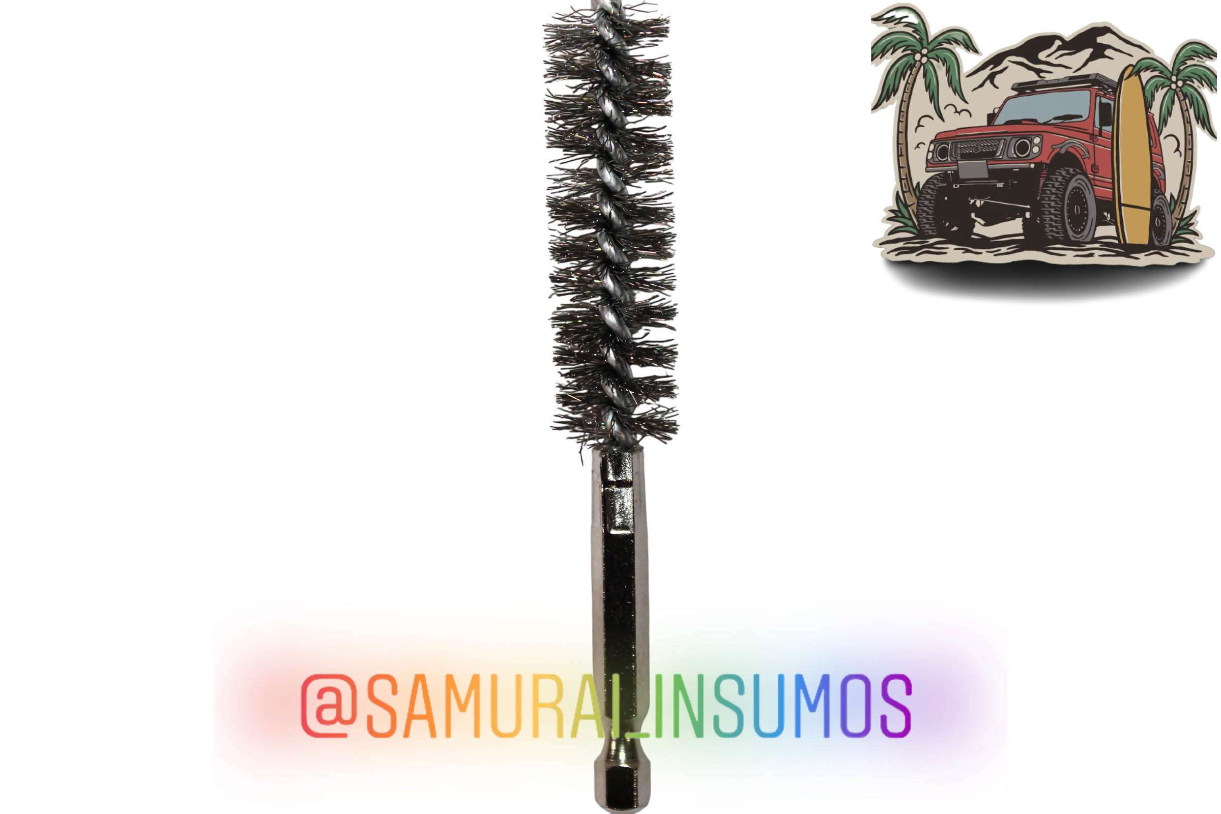 Cepillo Taladro -Metalico Abrasivo 1/4 Hexagonal - miniatura 5