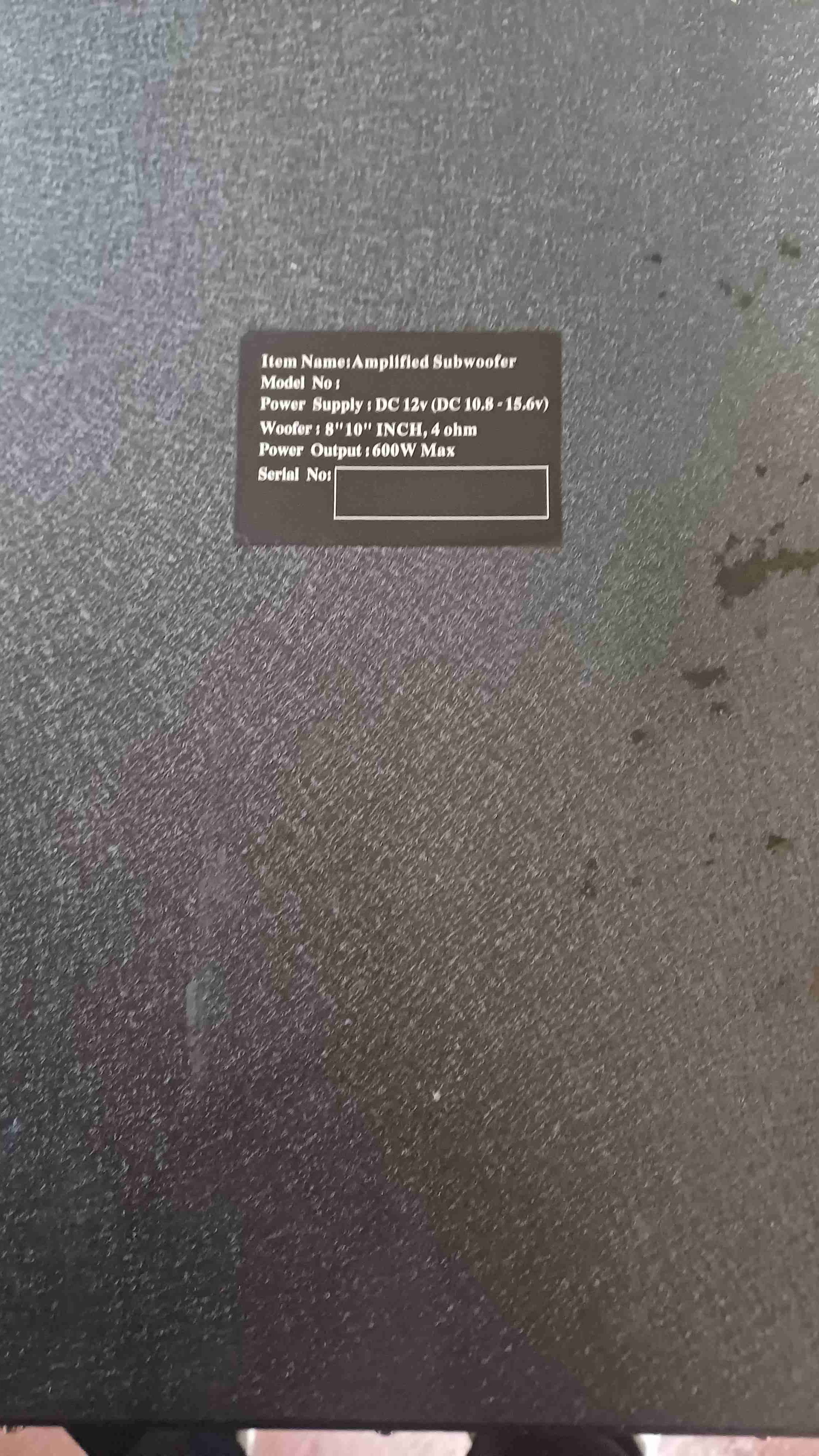 Subwoofer Yalong compacto - 3