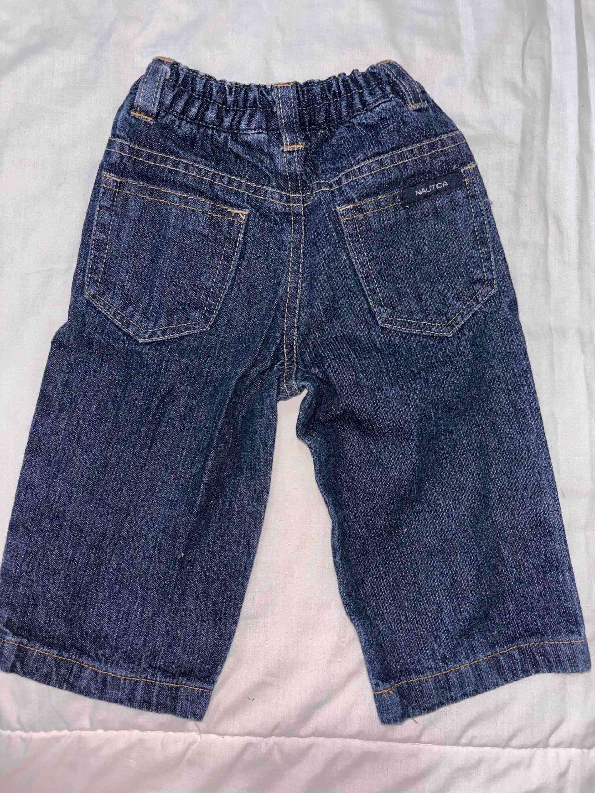 Jeans de bebé azul oscuro - miniatura 2