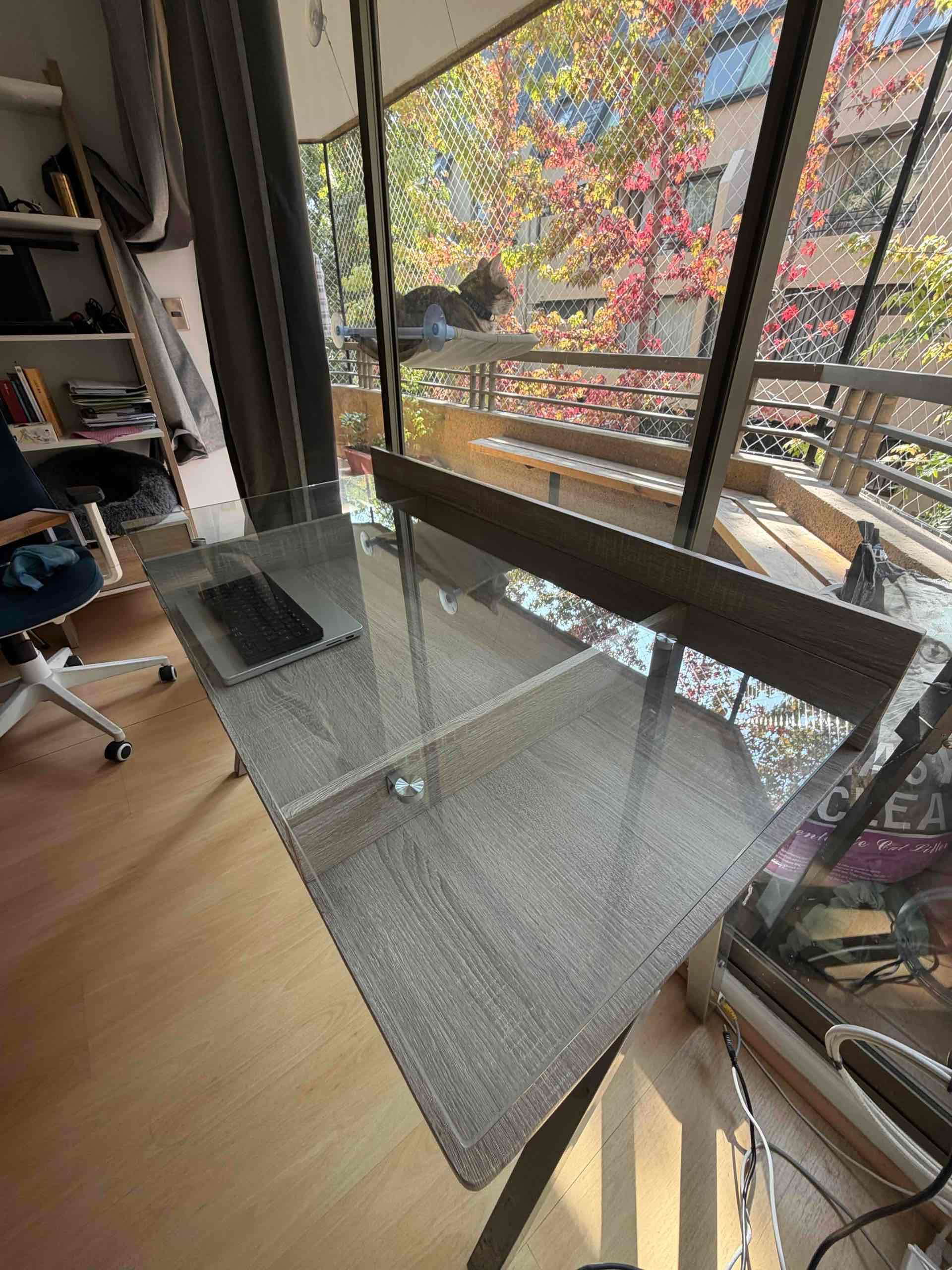 Escritorio con cubierta de vidrio - 2