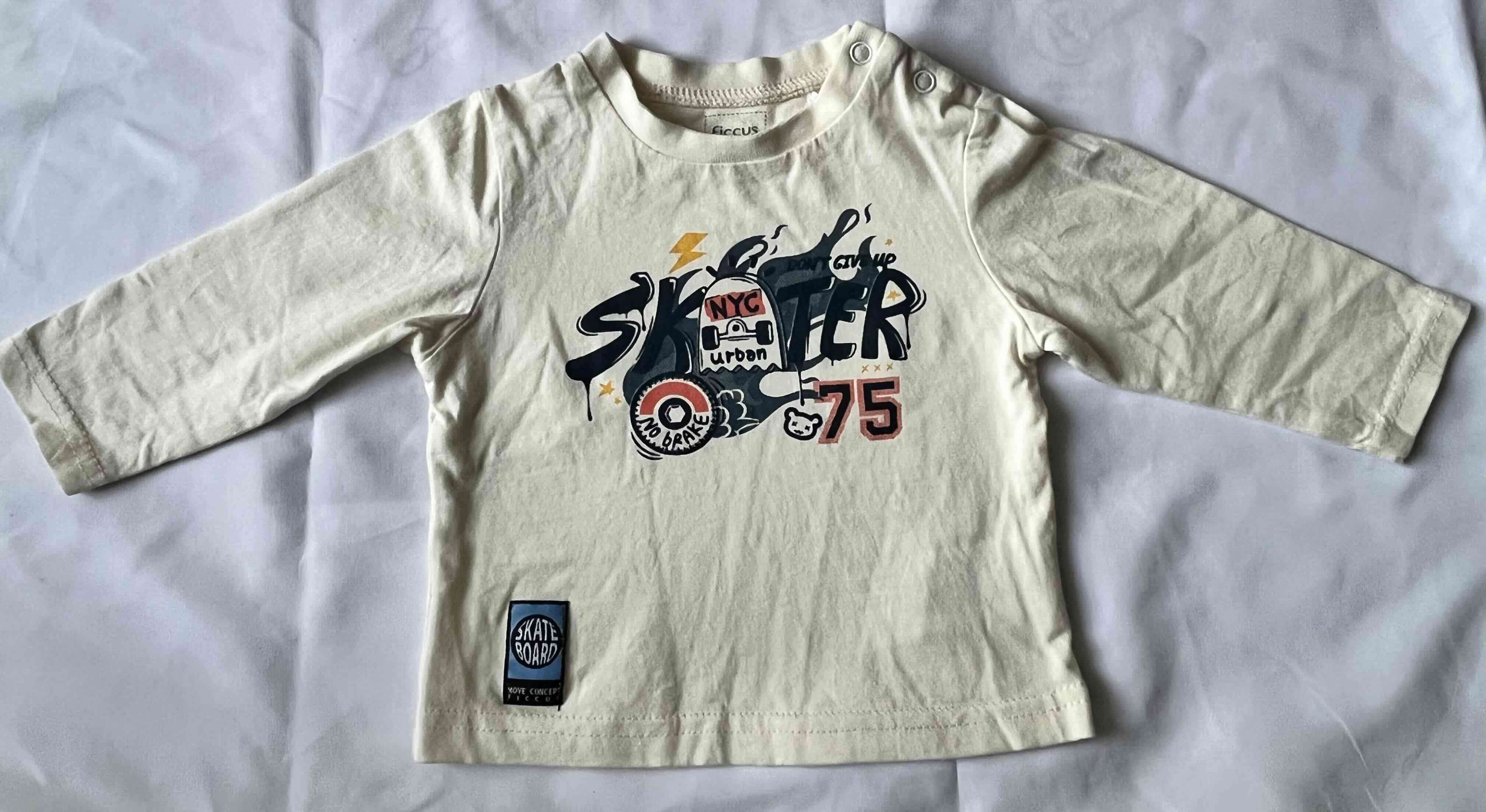 Polera de bebé Skater beige - miniatura 1