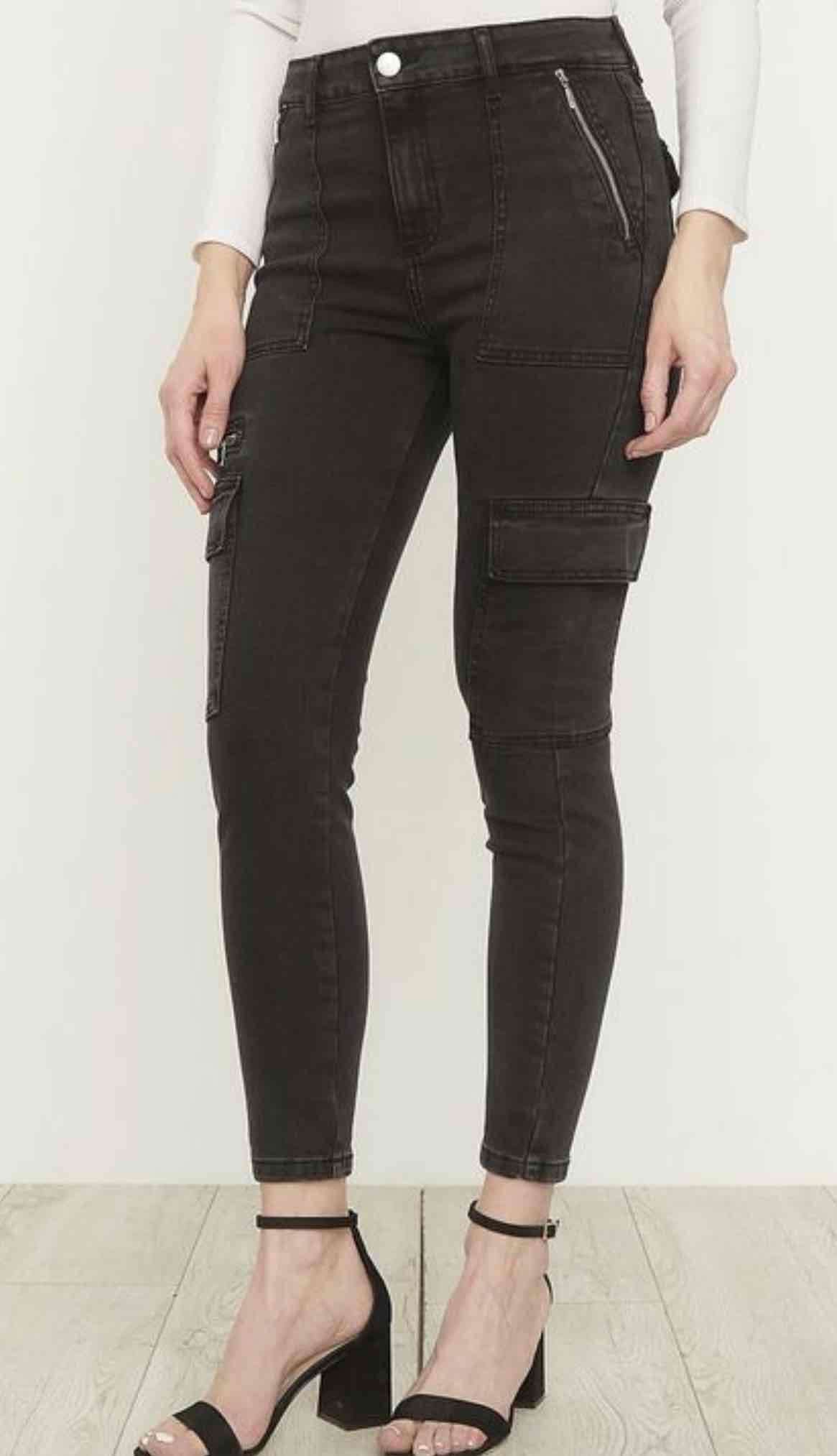 Pantalones cargo skinny Cecilia Bolocco - 4