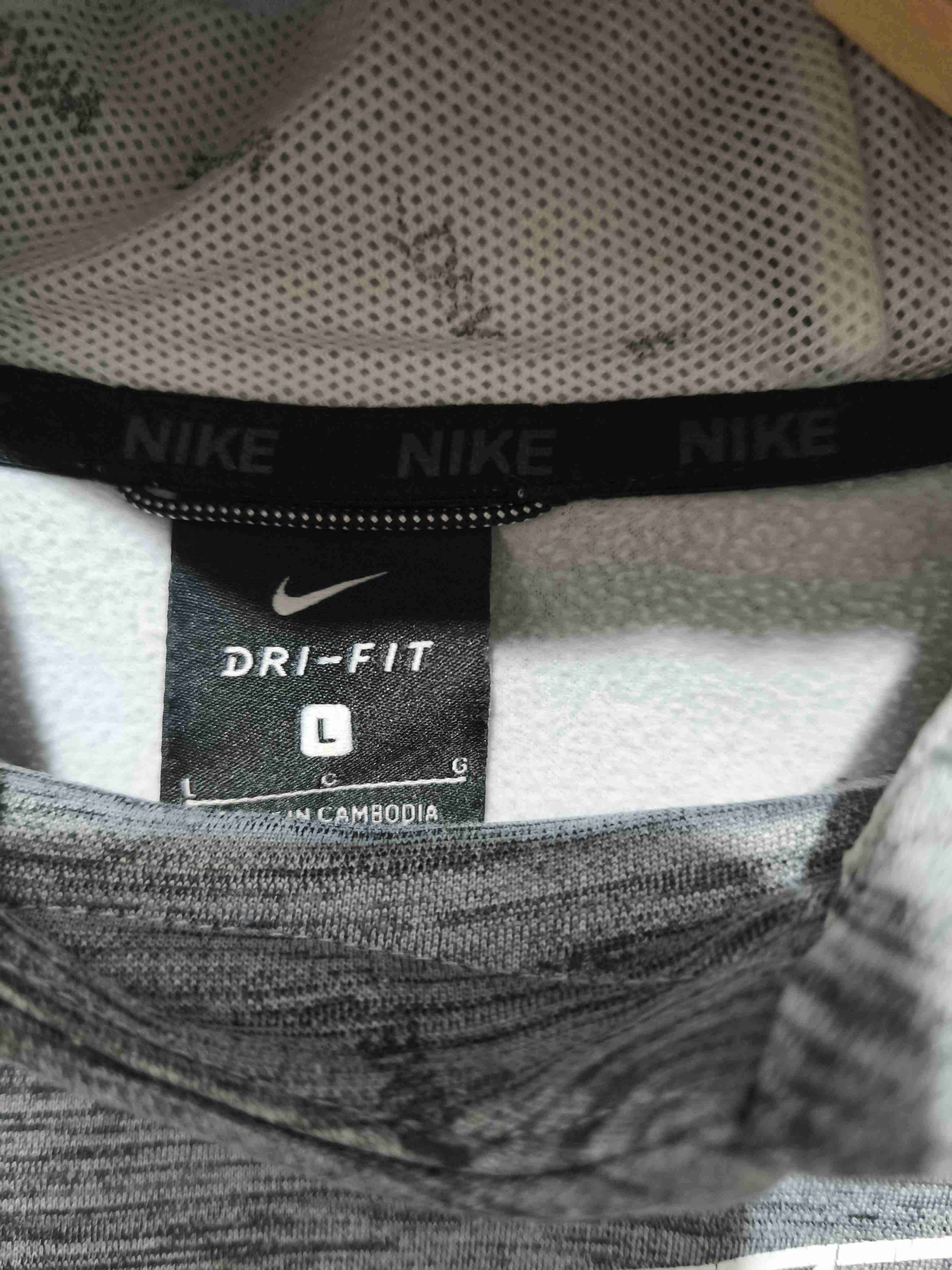 Polerón gris Nike con capucha - 2