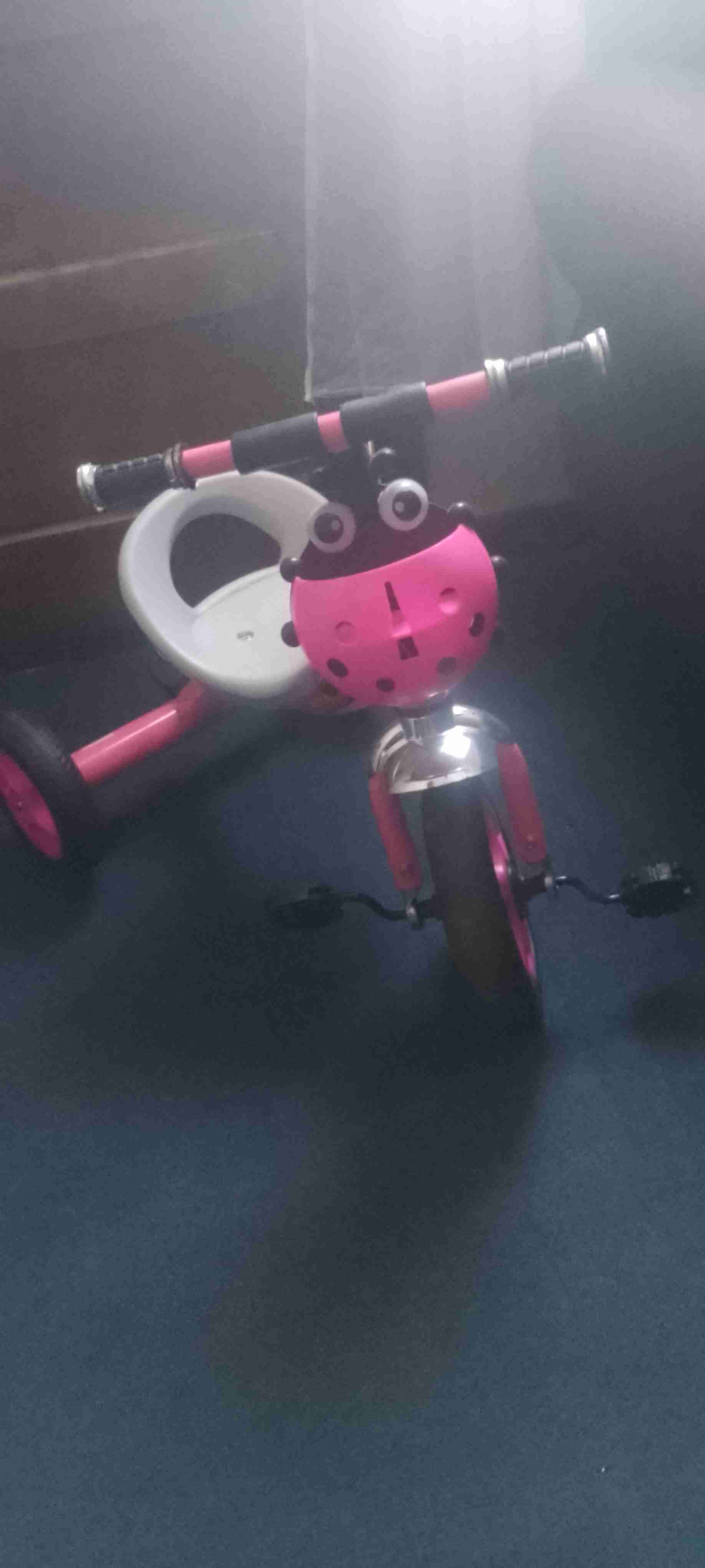 Triciclo infantil rosa - 2