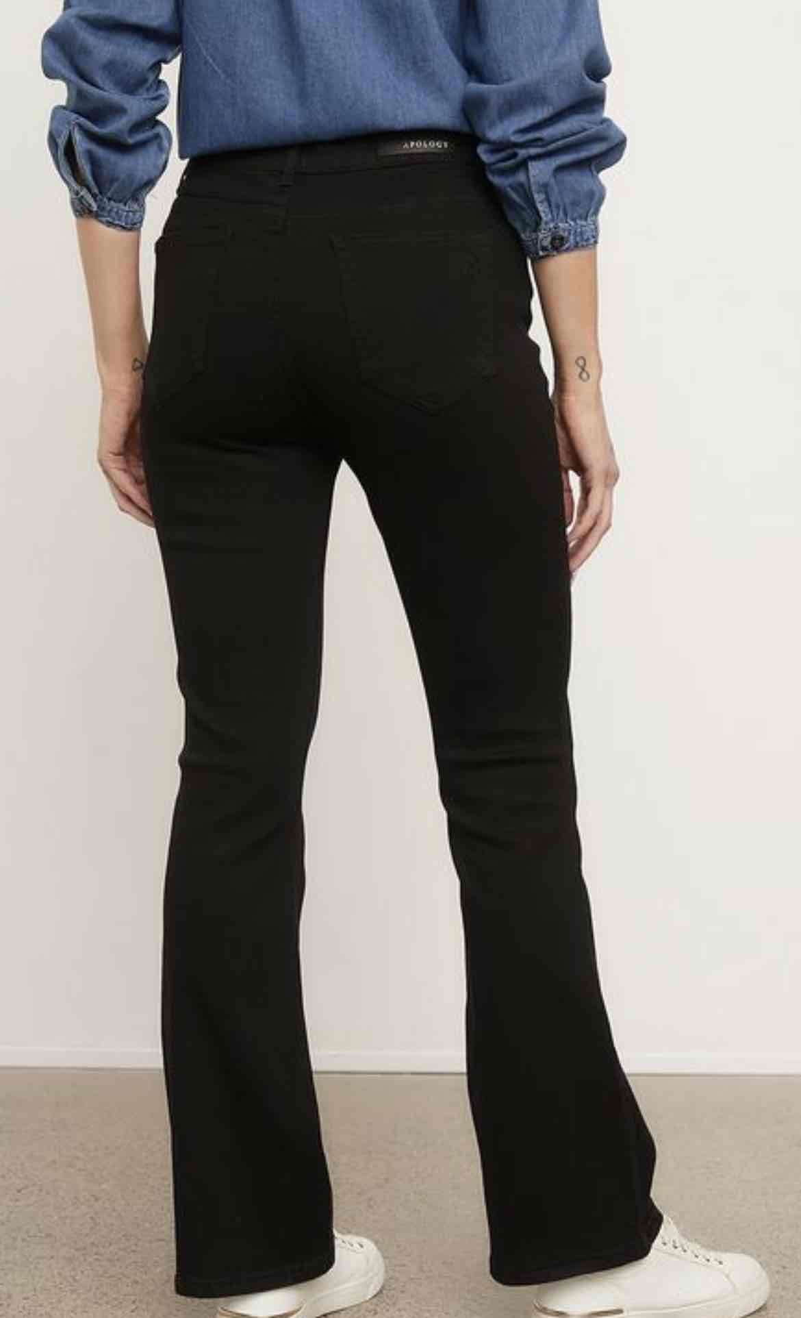 Jeans negros Flare Apology - miniatura 4