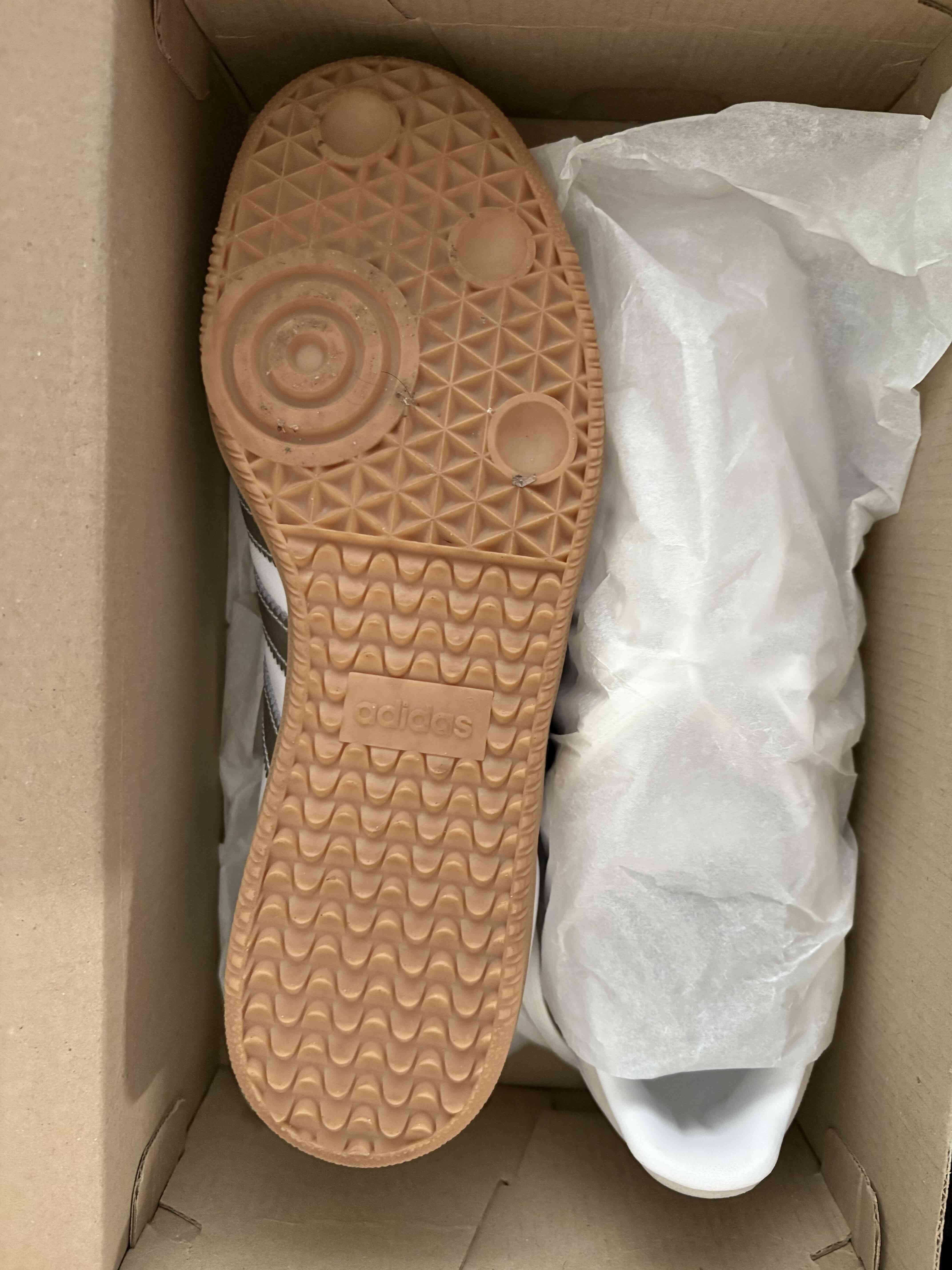 Zapatilla Adidas Samba Blancas/Plata - miniatura 2