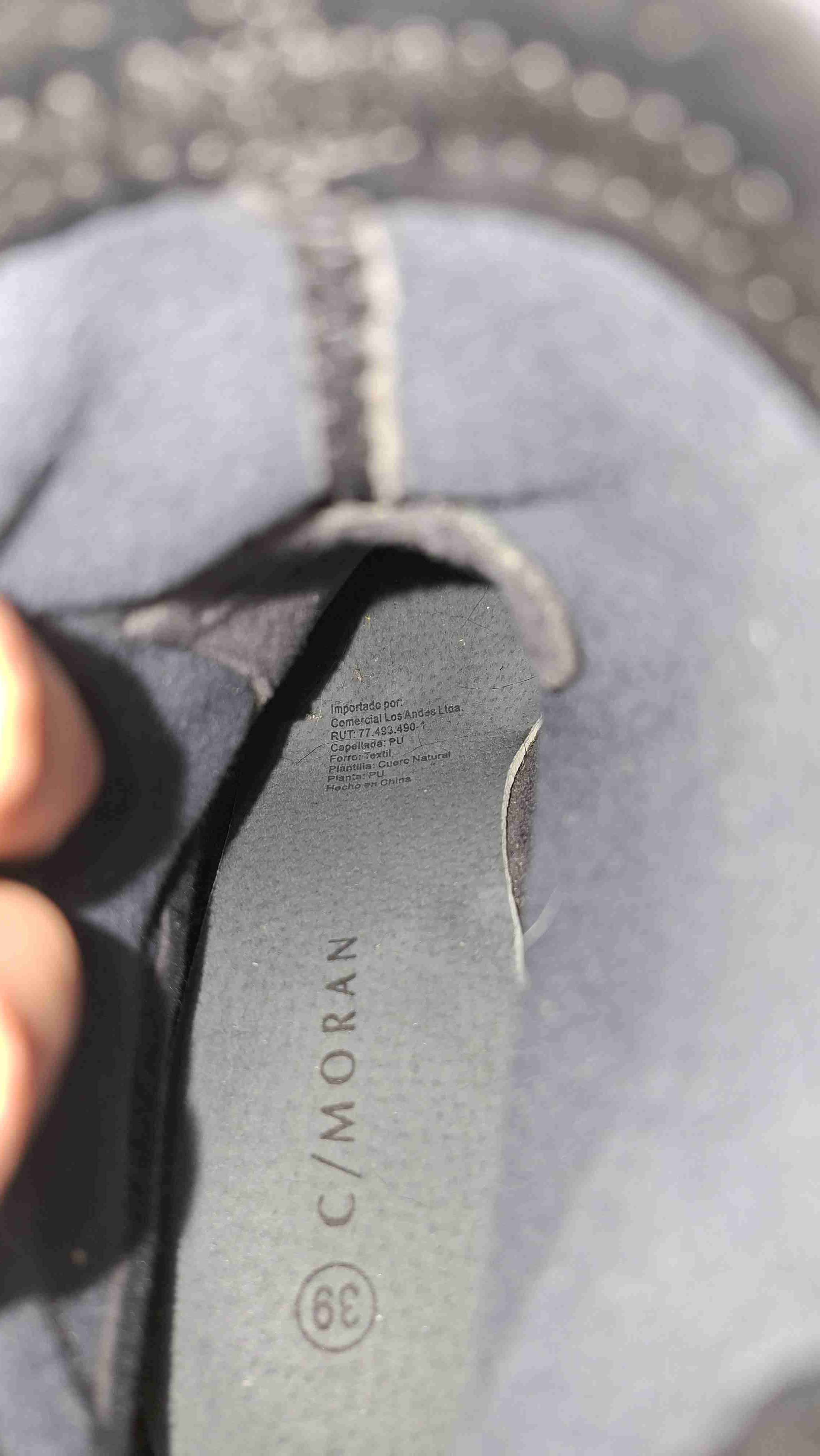 Botines de cuero negro cmoran n°39 - miniatura 5