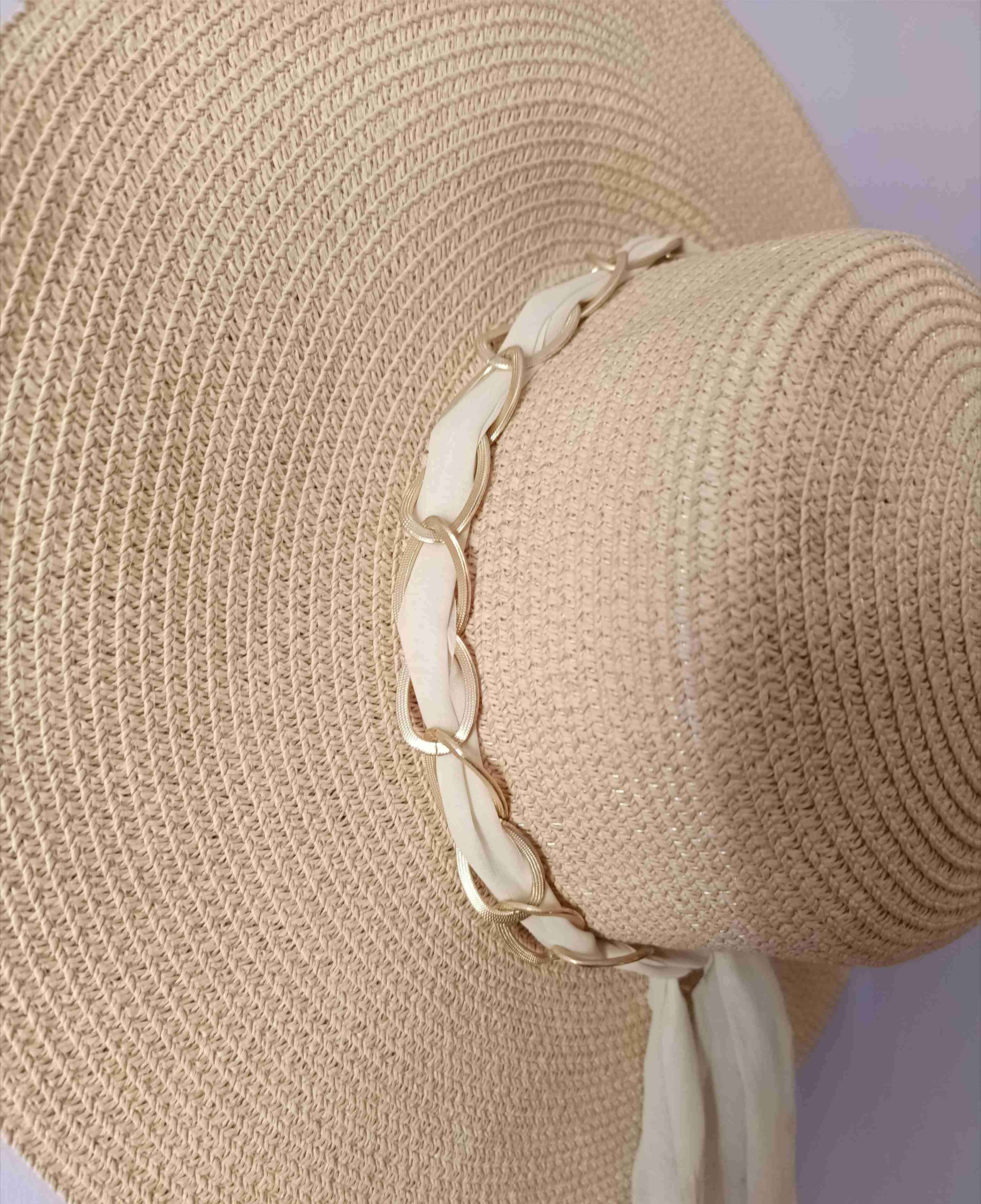 Sombrero de paja con cinta - 3