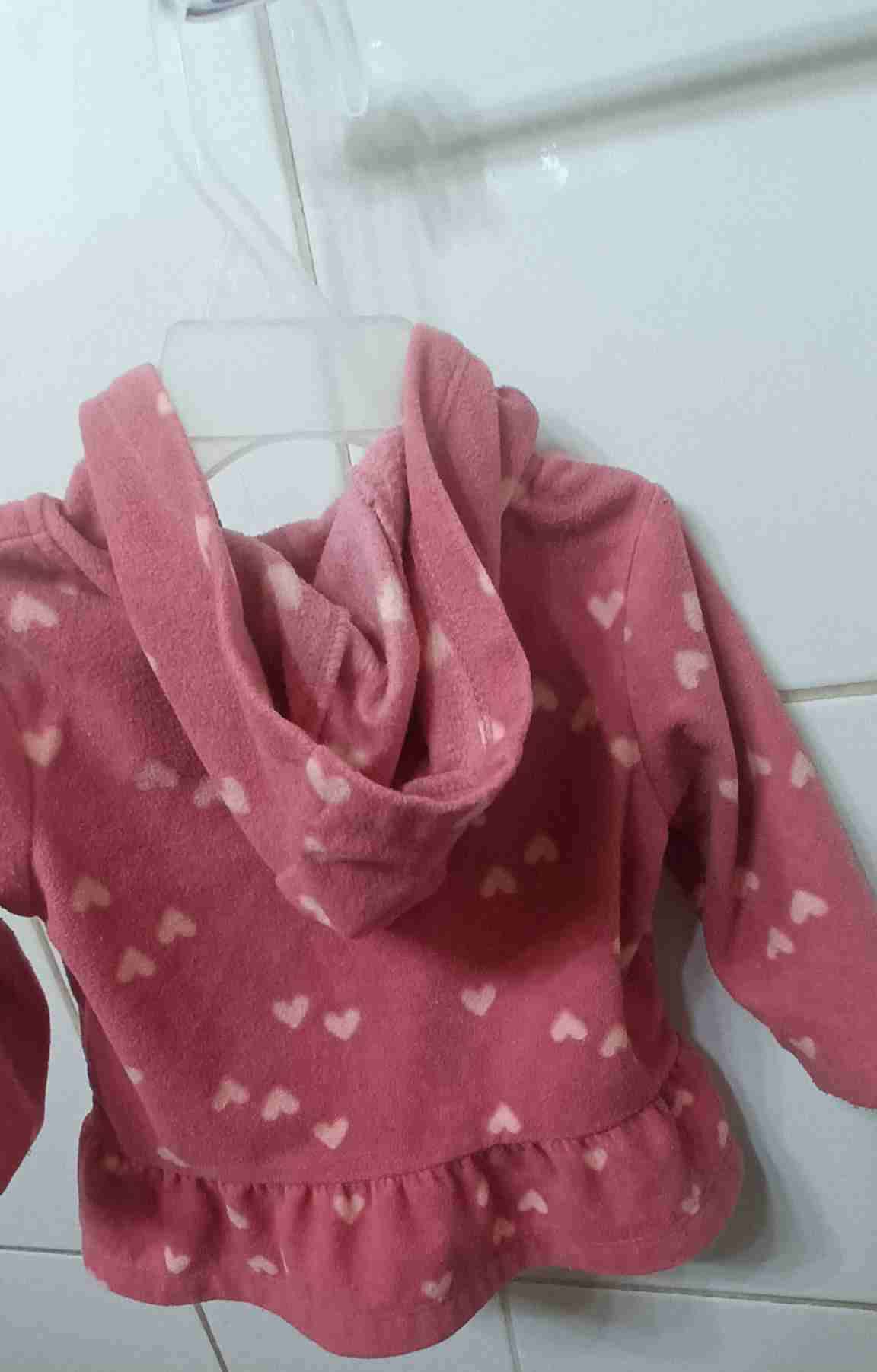 Chaqueta rosada para niña 3 - 6 meses - miniatura 3