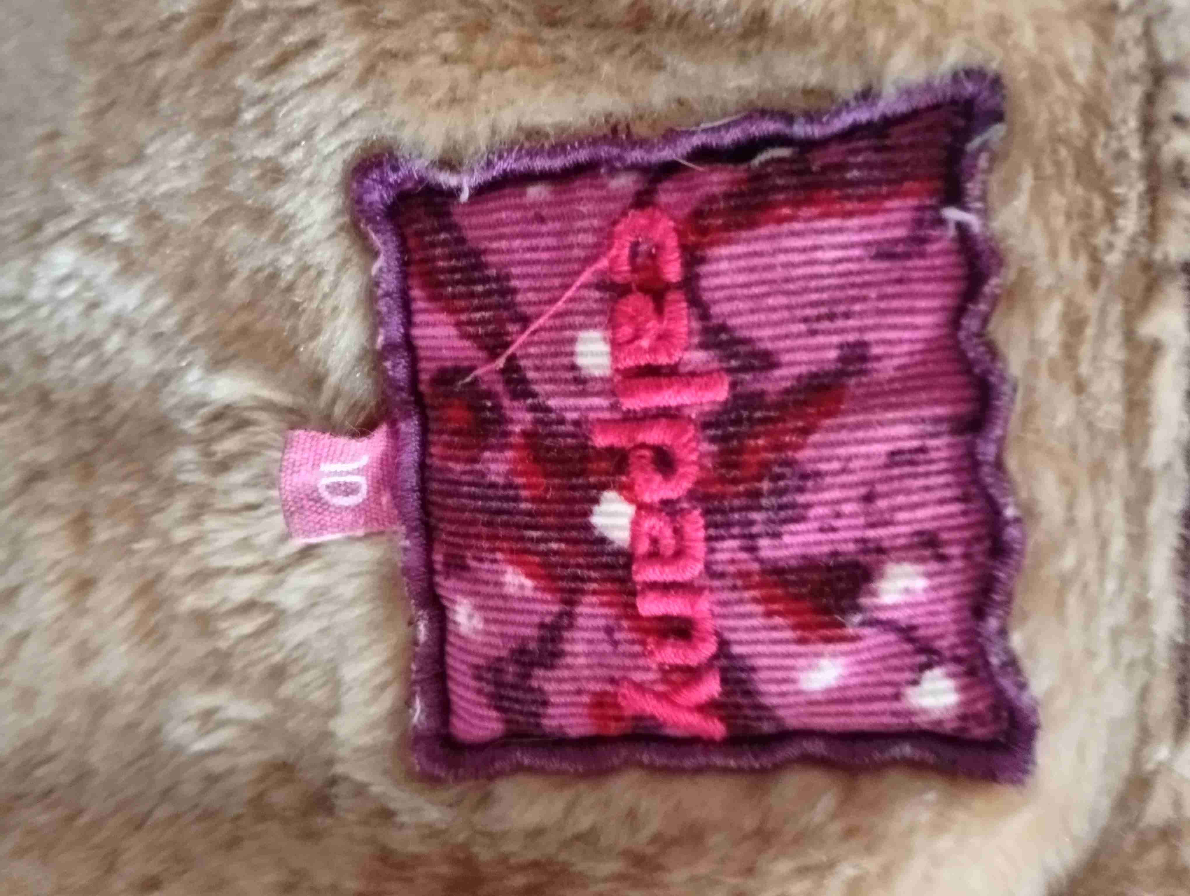 Abrigo morado con forro de piel - miniatura 3