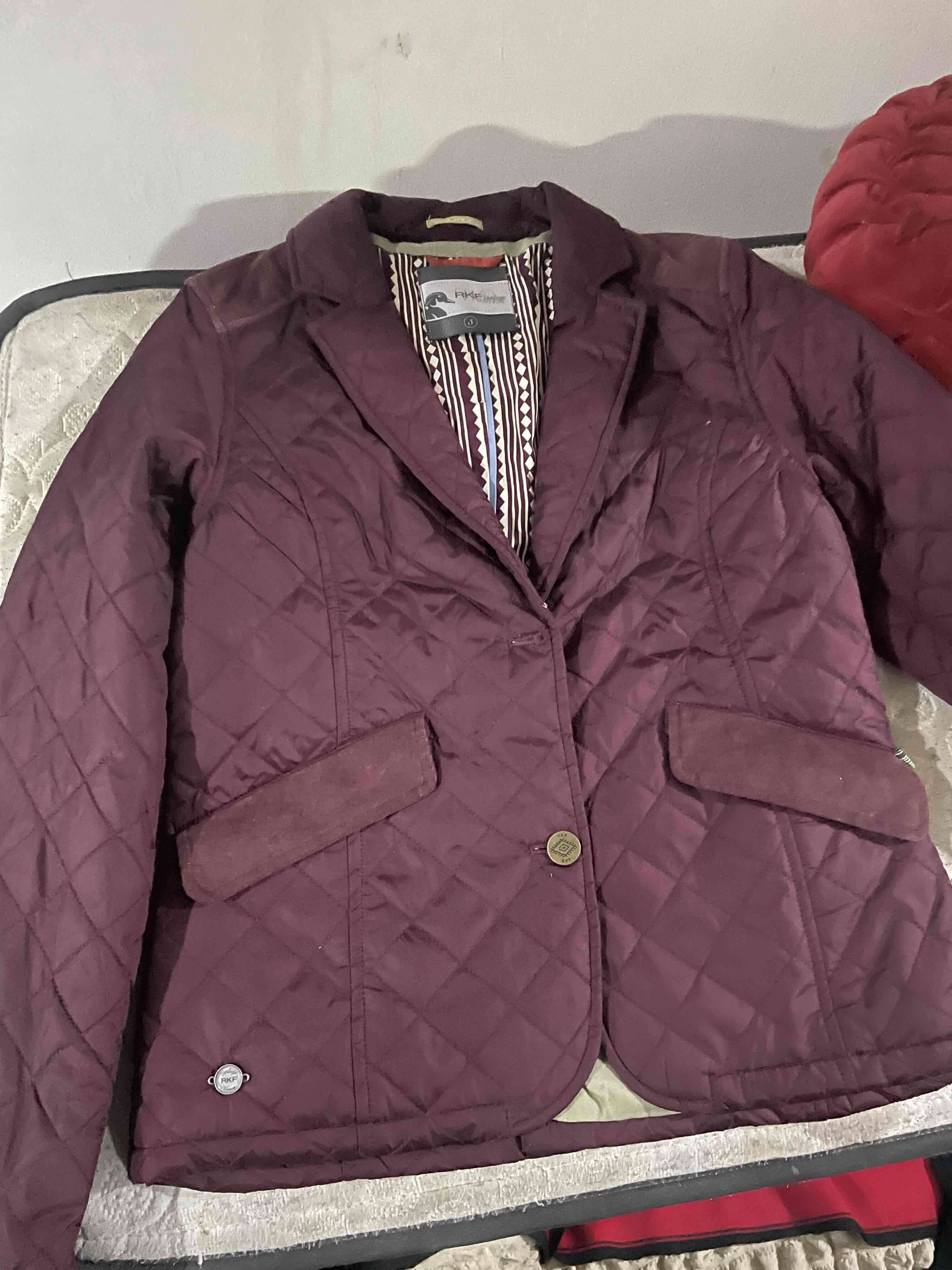 Blazer acolchado burdeo - miniatura 1